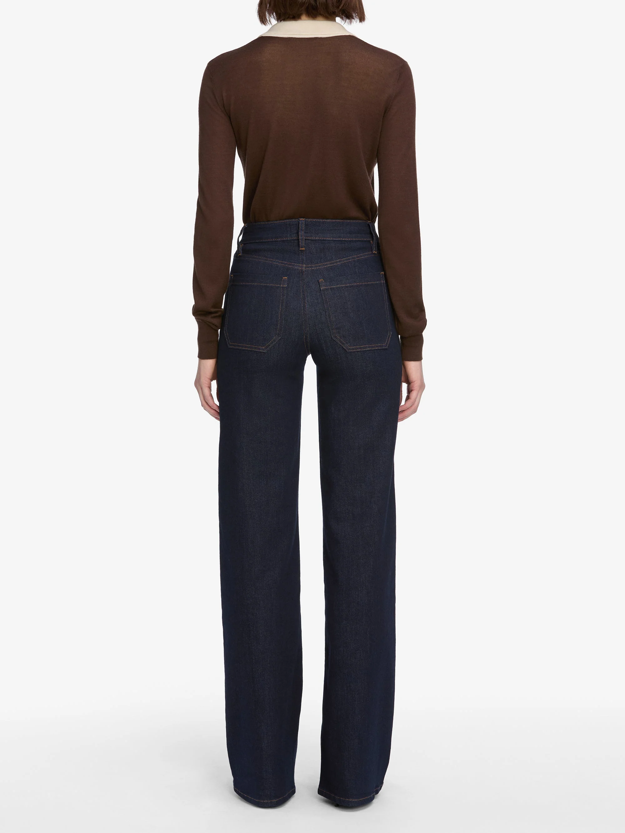 FRAME - Le Slim Palazzo Long Modernist Pocket - Image 5