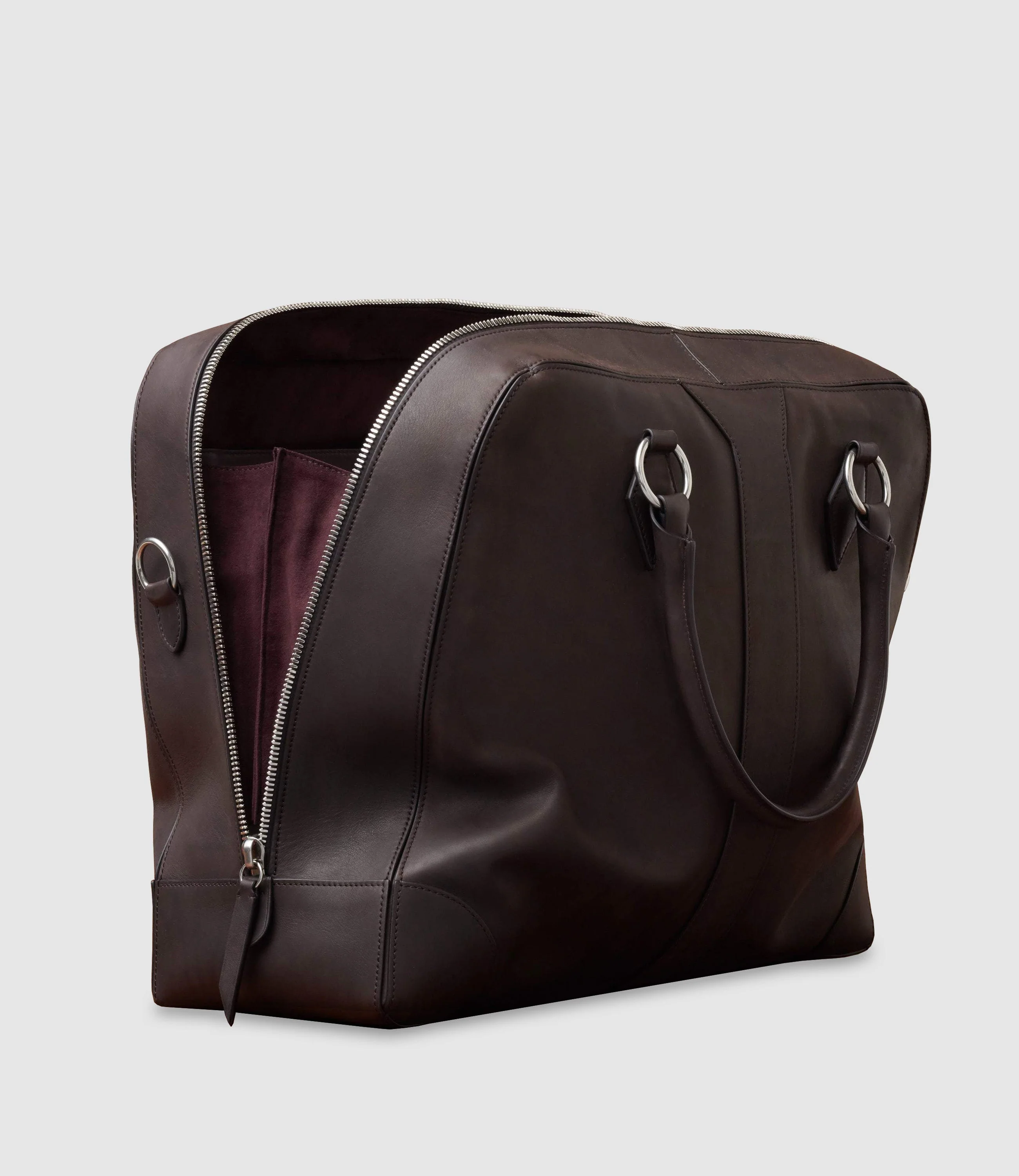 Metier - Le Voyage Two to Three Night Bag Natural Calfskin Cafe - Image 3
