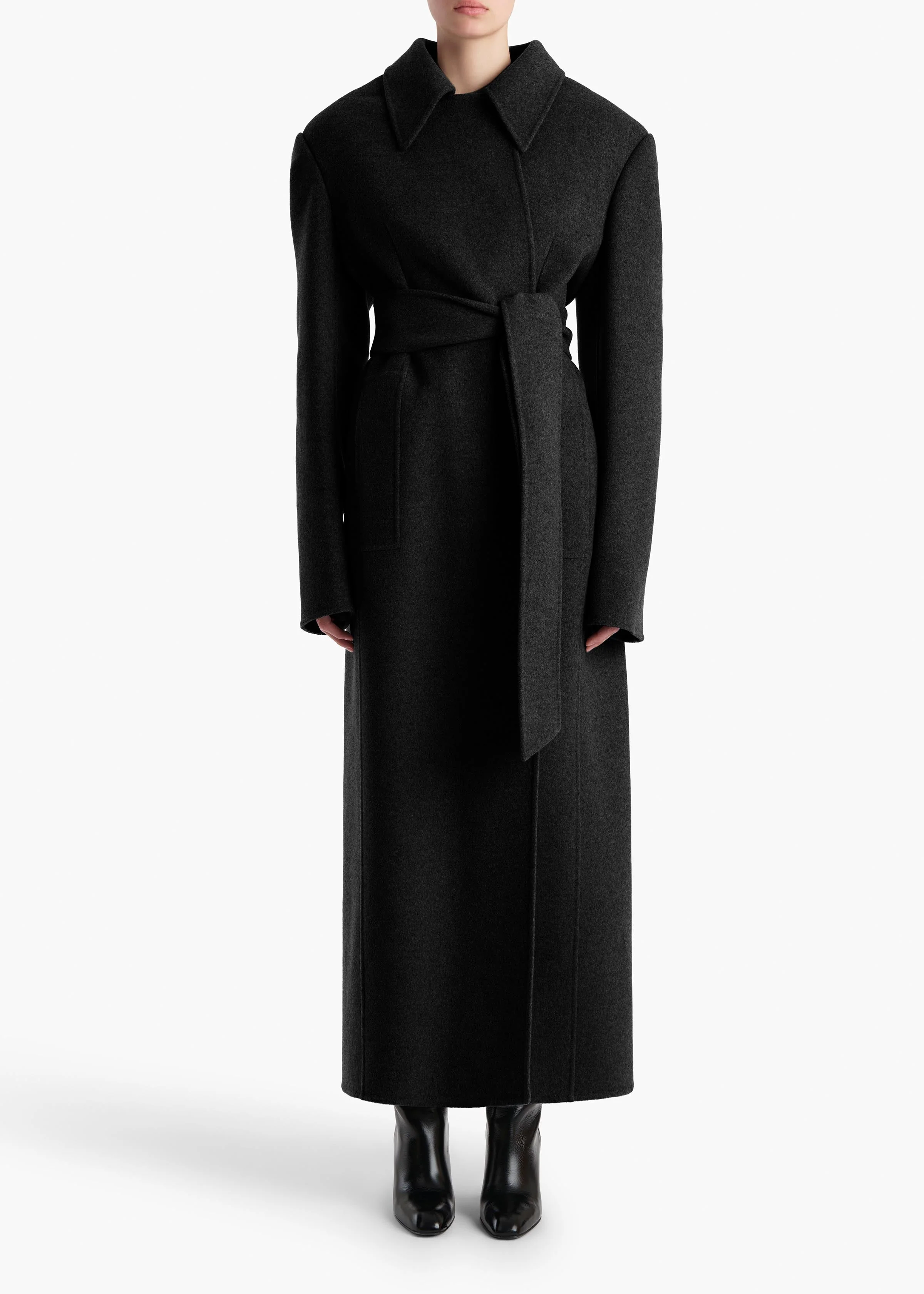 Khaite - Lea Coat in Black - Image 10