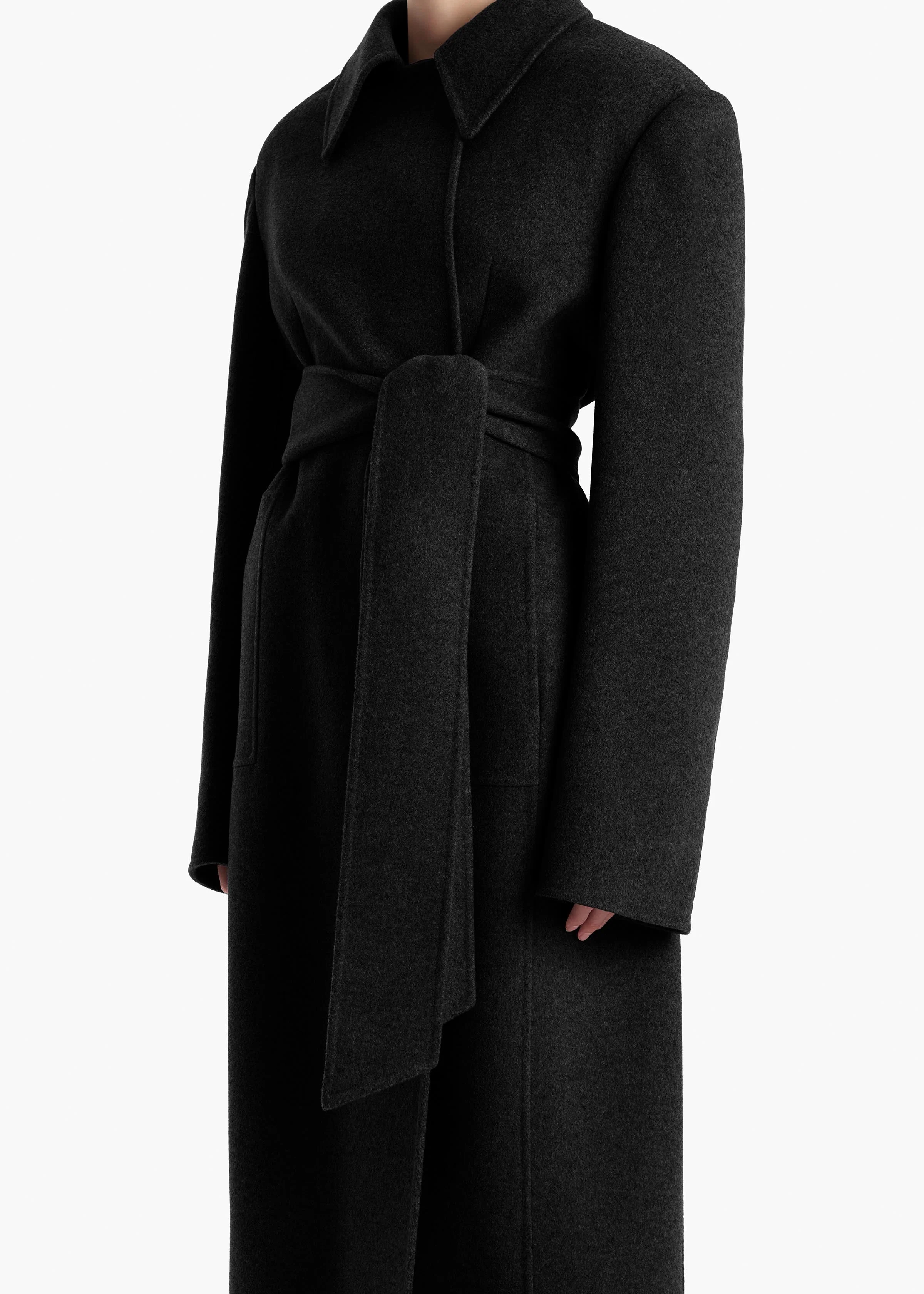 Khaite - Lea Coat in Black - Image 5