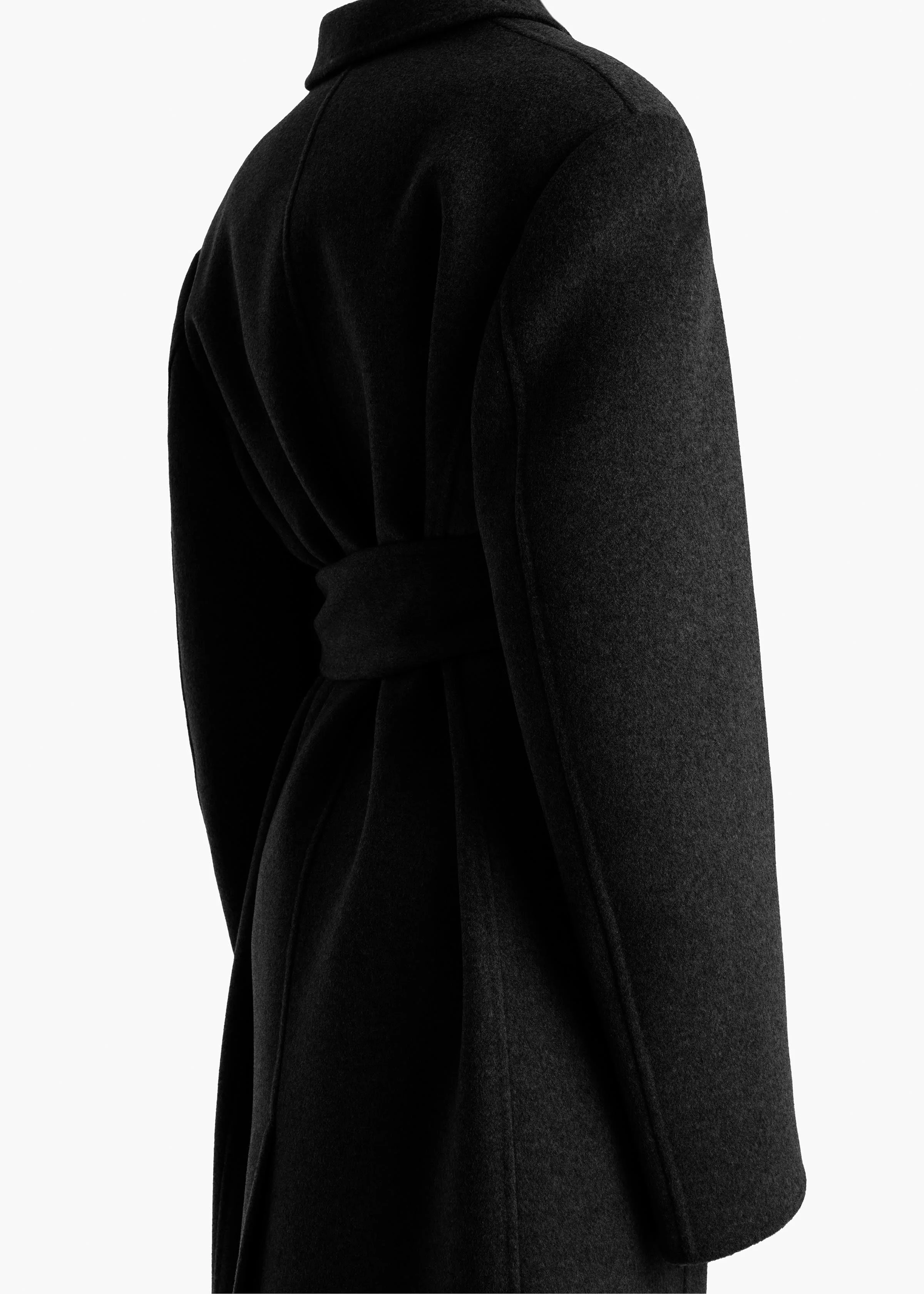 Khaite - Lea Coat in Black - Image 6