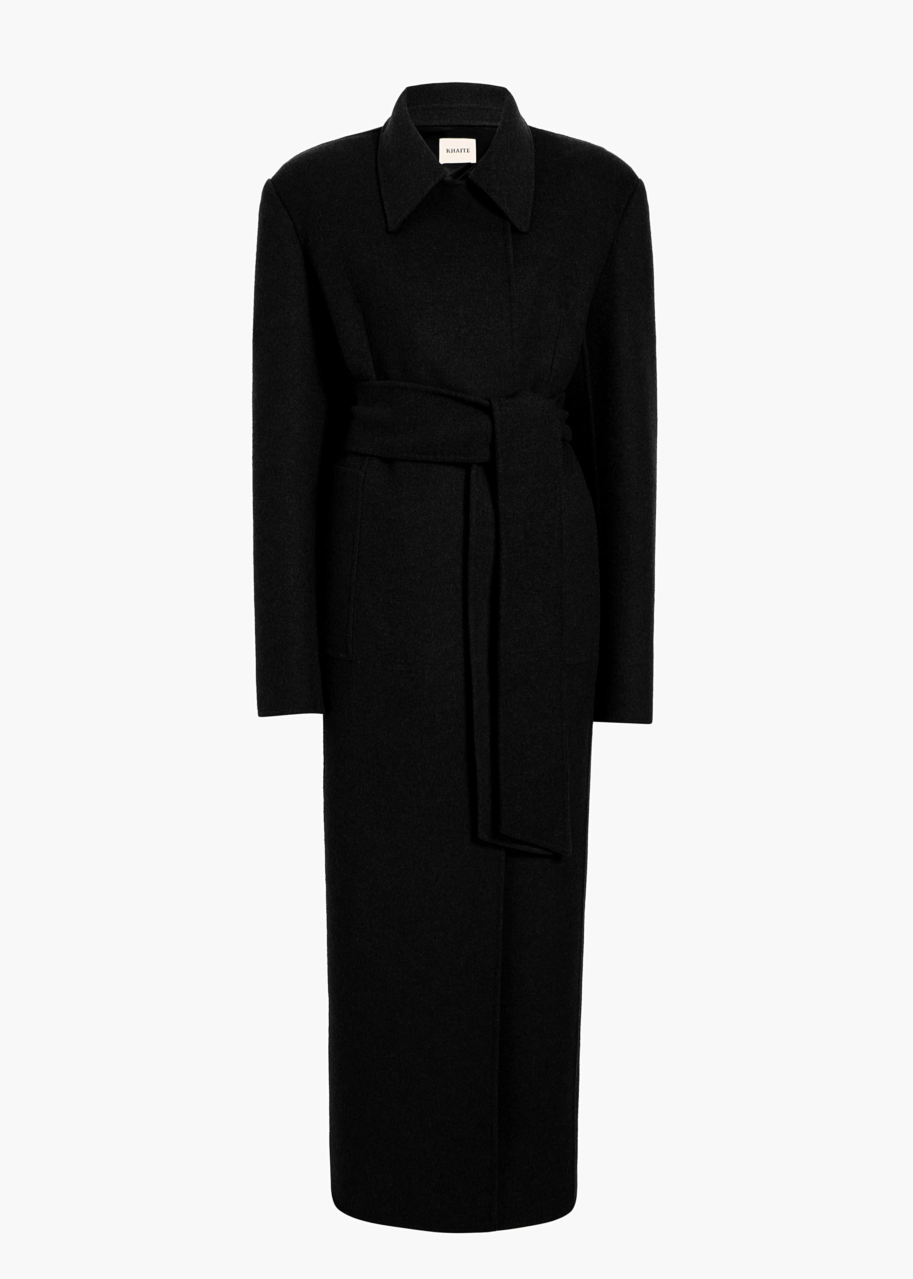 Khaite - Lea Coat in Black - Image 8
