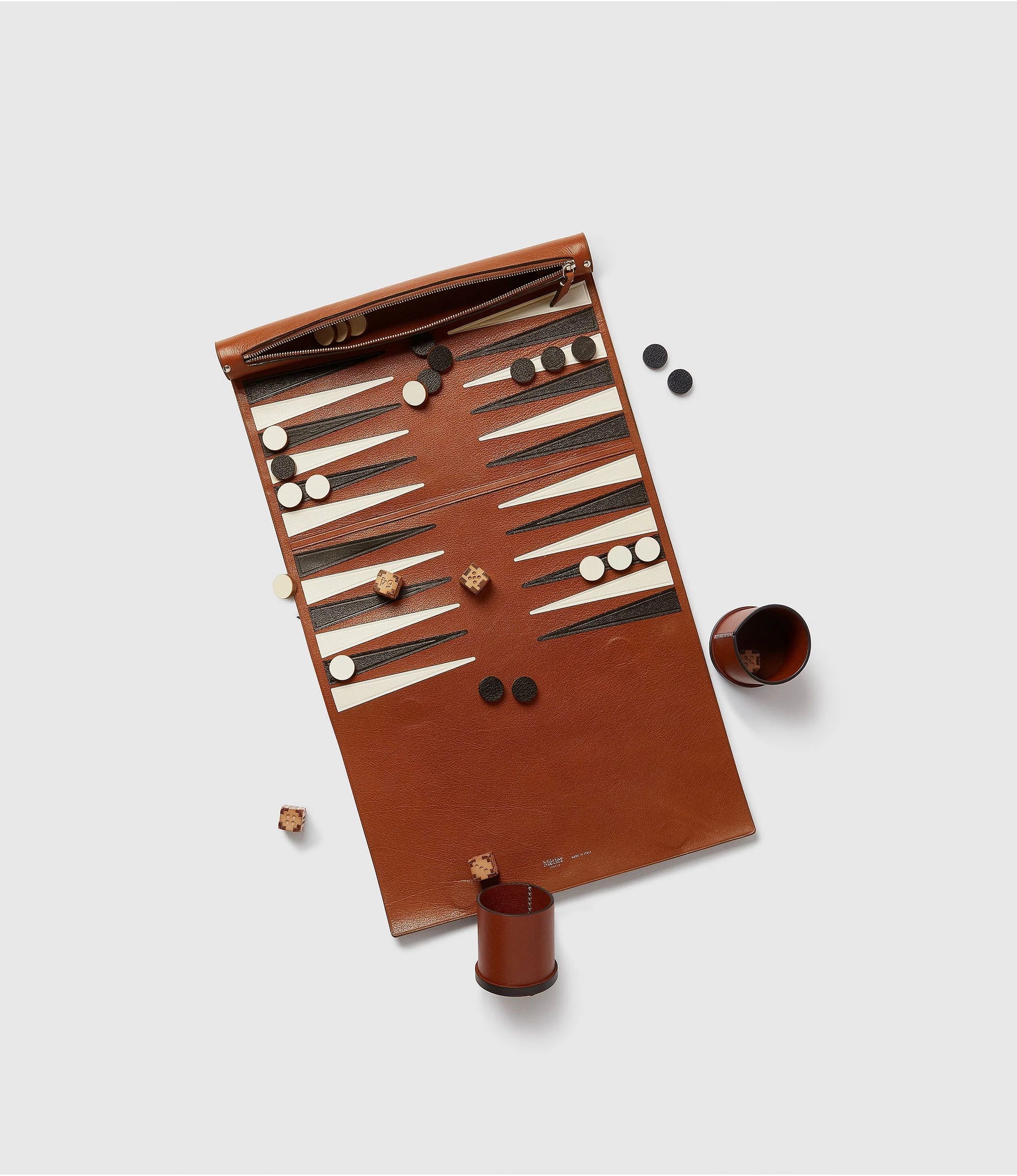 Metier - Backgammon Set Buffalo Cognac - Image 2