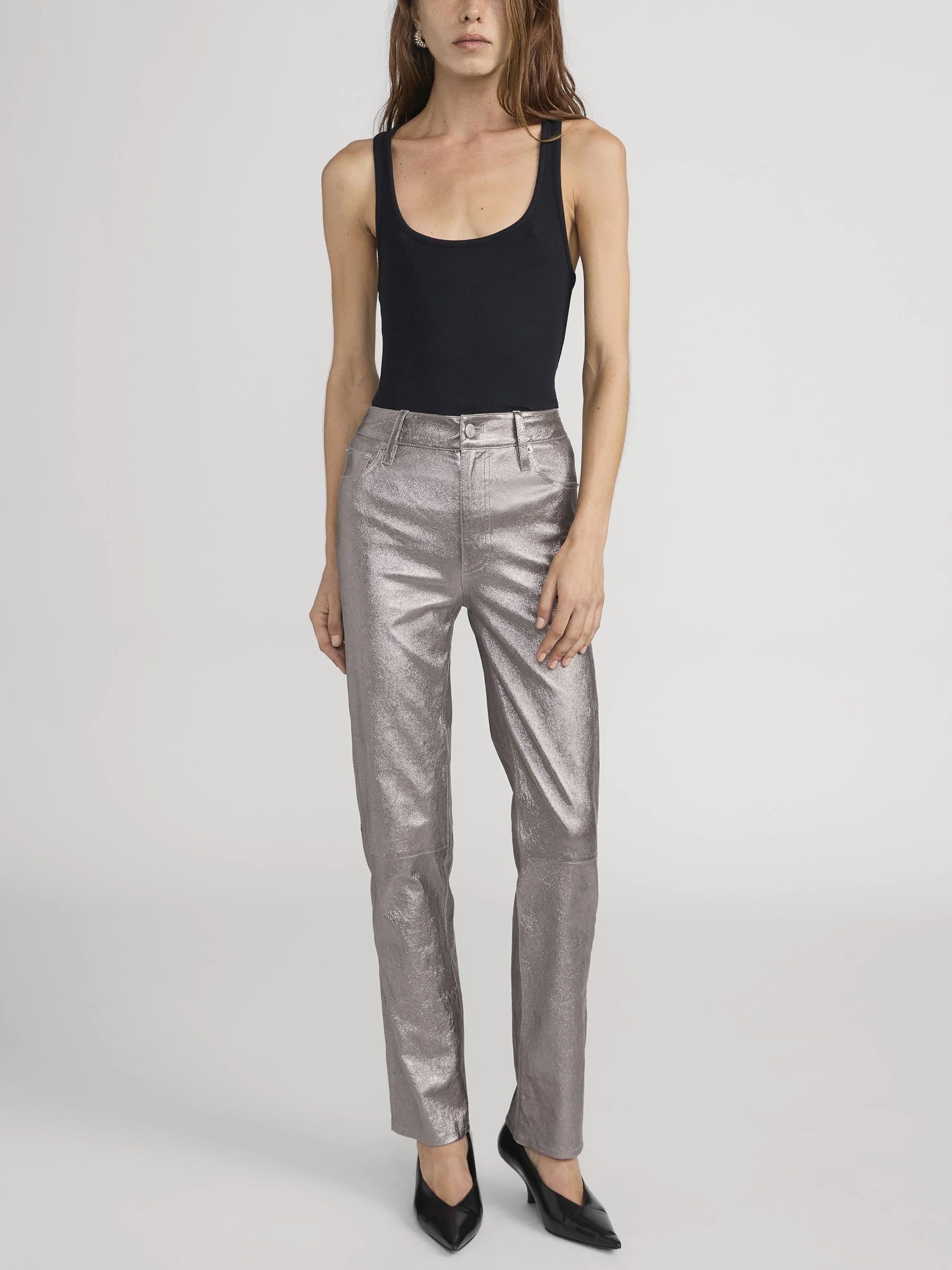 FRAME - Le Sleek Straight Leather - Image 2