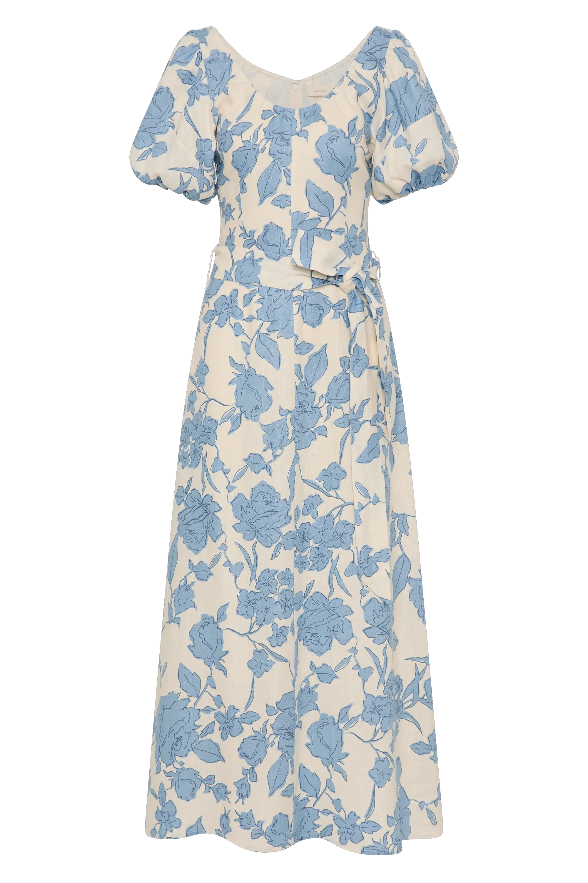 Faithfull - Leiria Midi Dress Oline Floral - Image 7