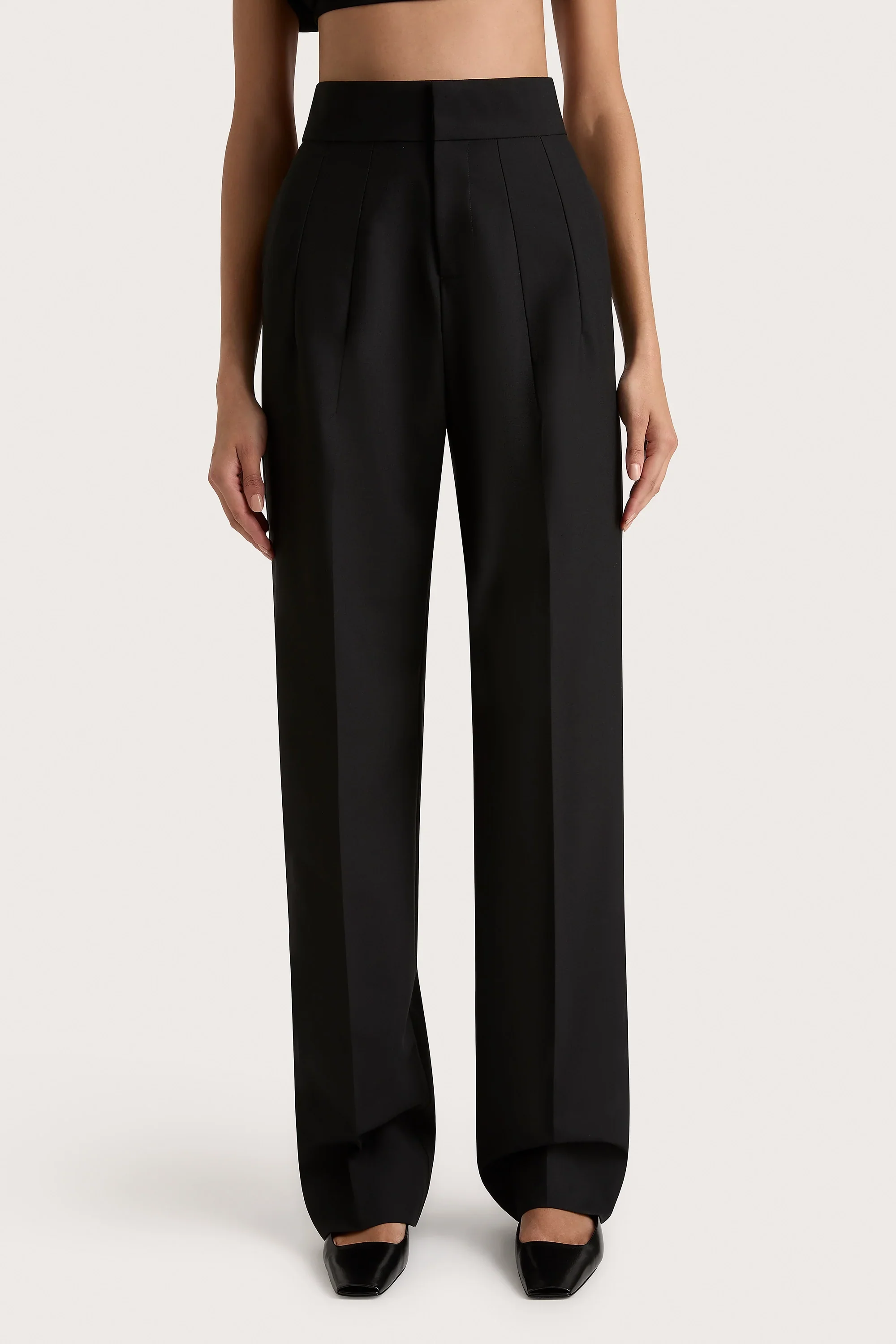 Faithfull - Lena High Waisted Pant Black - Final Sale - Image 2