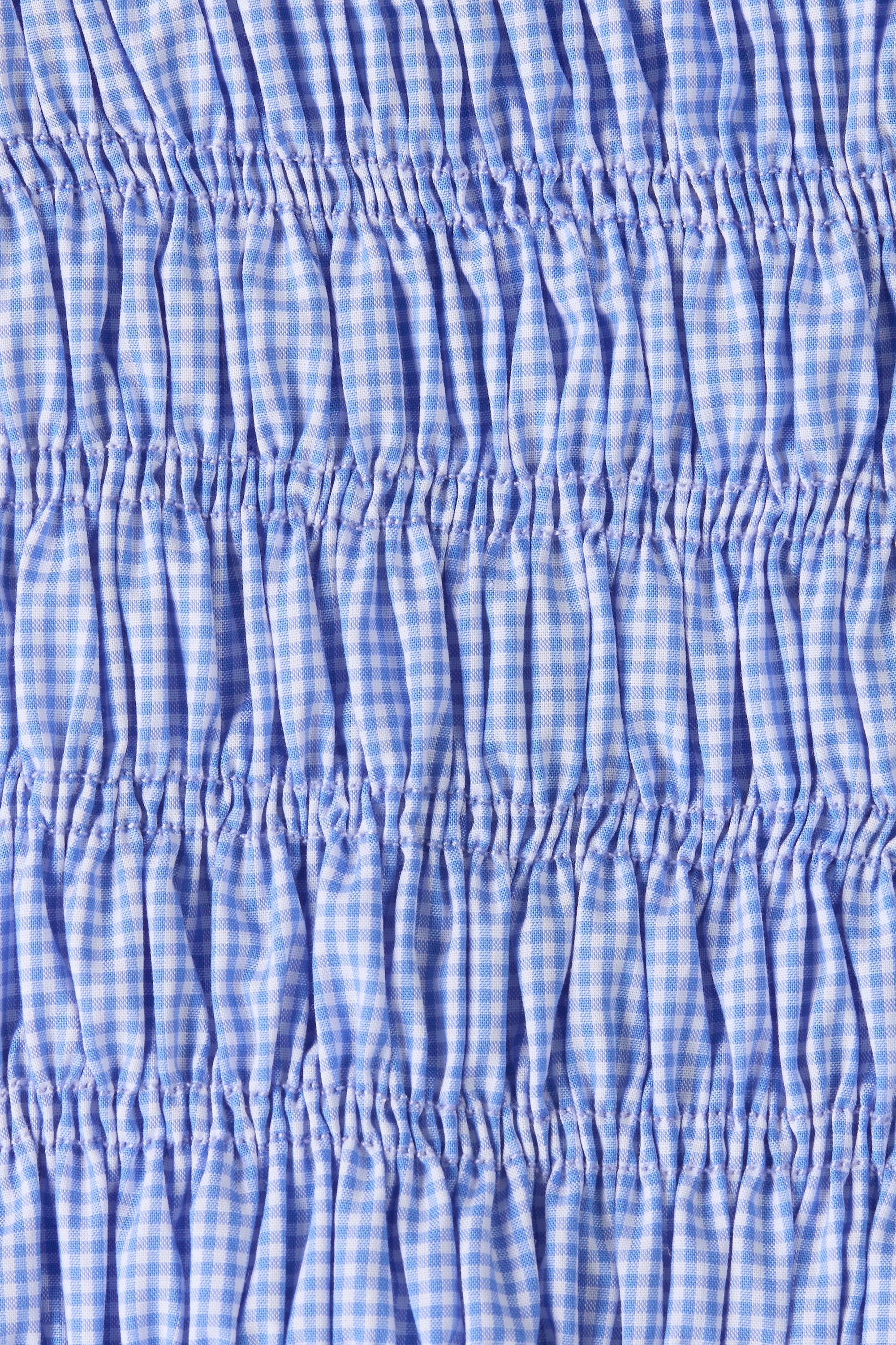 Faithfull - Lene Mini Dress Micro Gingham Soft Blue - Final Sale - Image 6