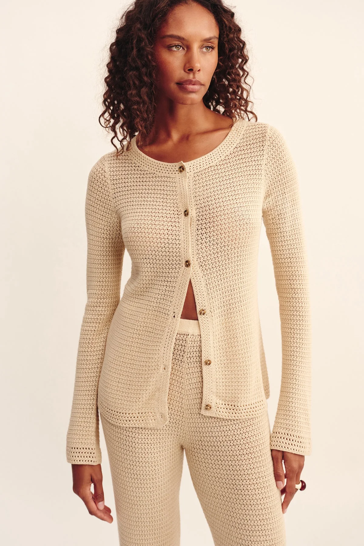 Posse - LENNON CARDIGAN - BEIGE