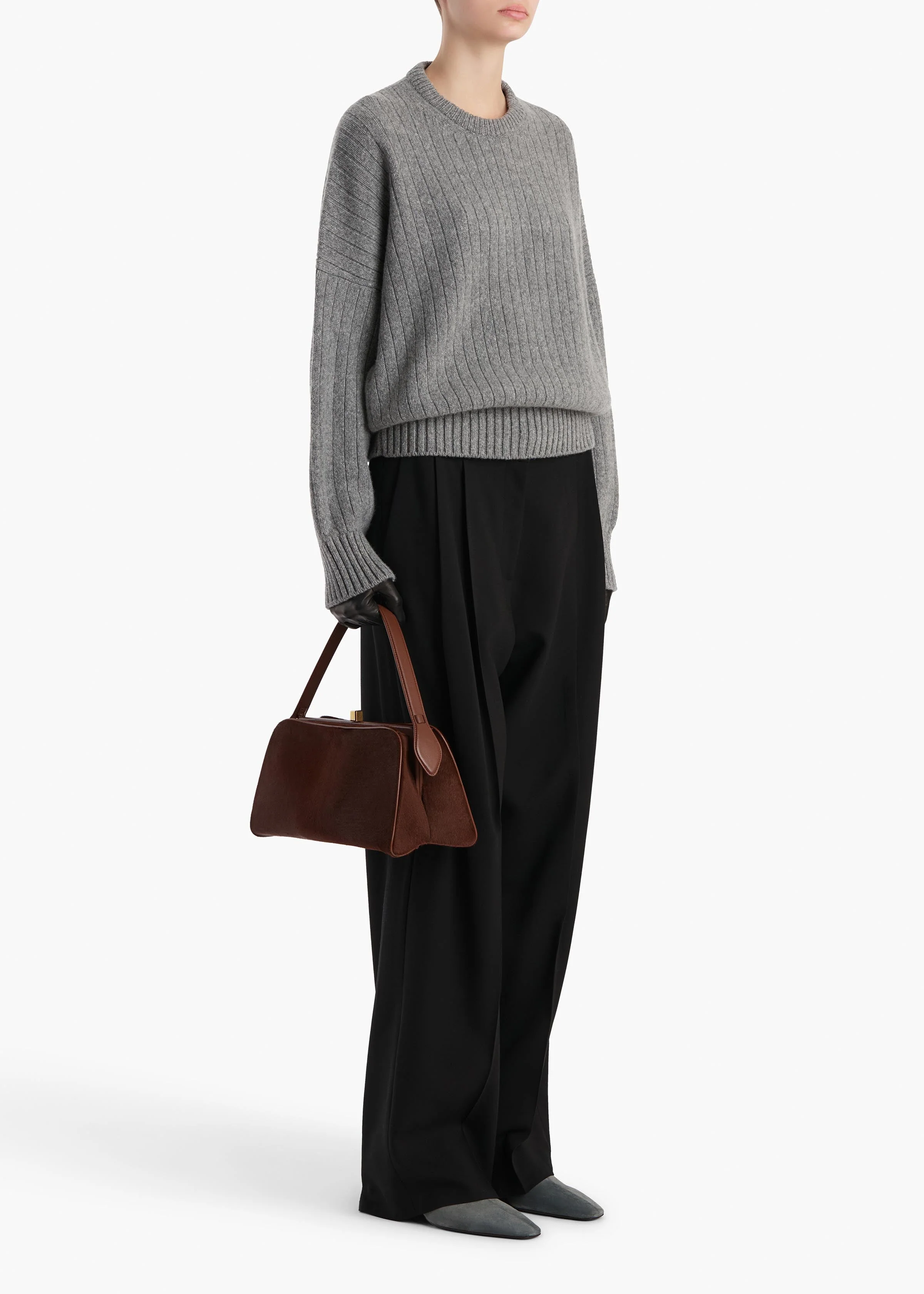 Khaite - Lennox Sweater in Fog - Image 2