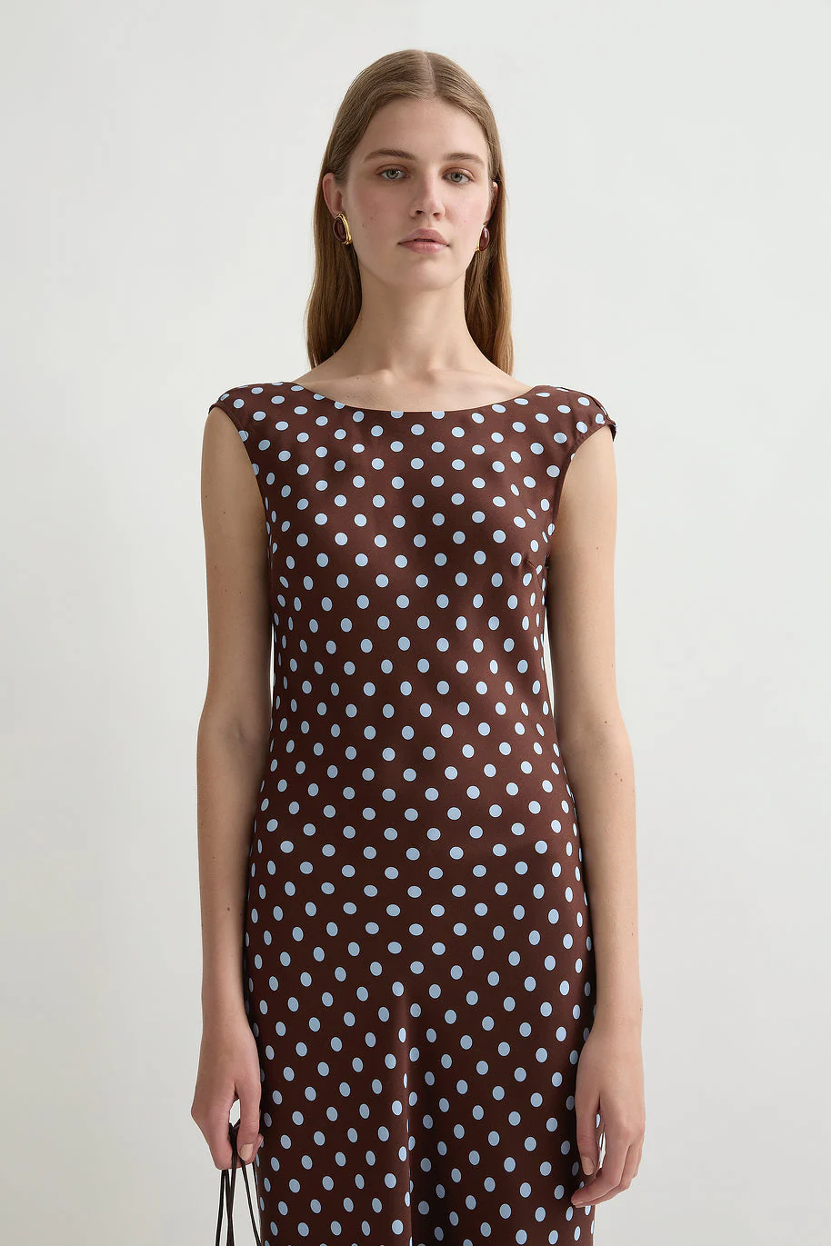 Posse - LEO DRESS - CHOCOLATE POLKA DOT - Image 2