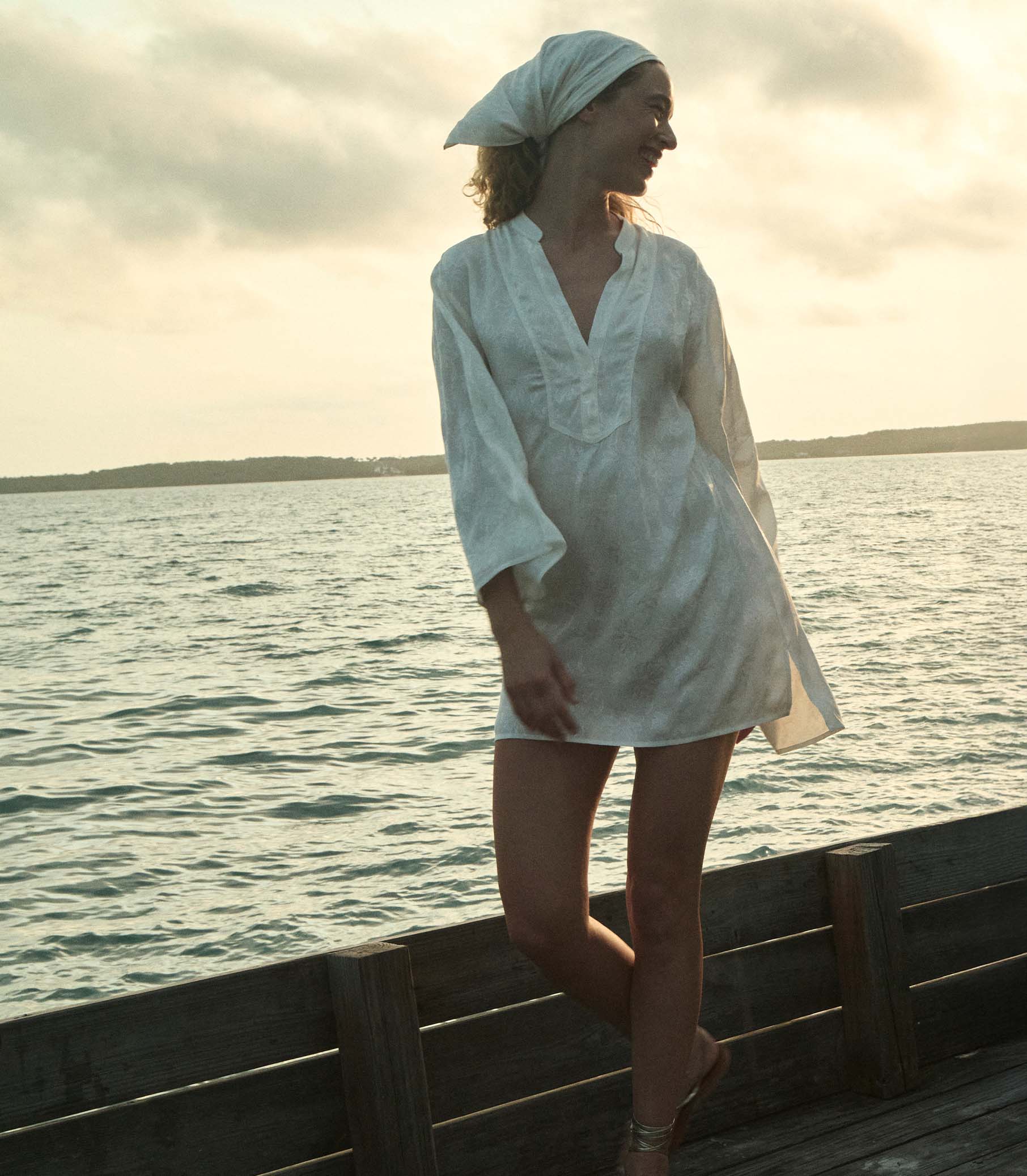 DÔEN - LEONA DRESS -- SALT MARGUERITE JOLIE - Image 3