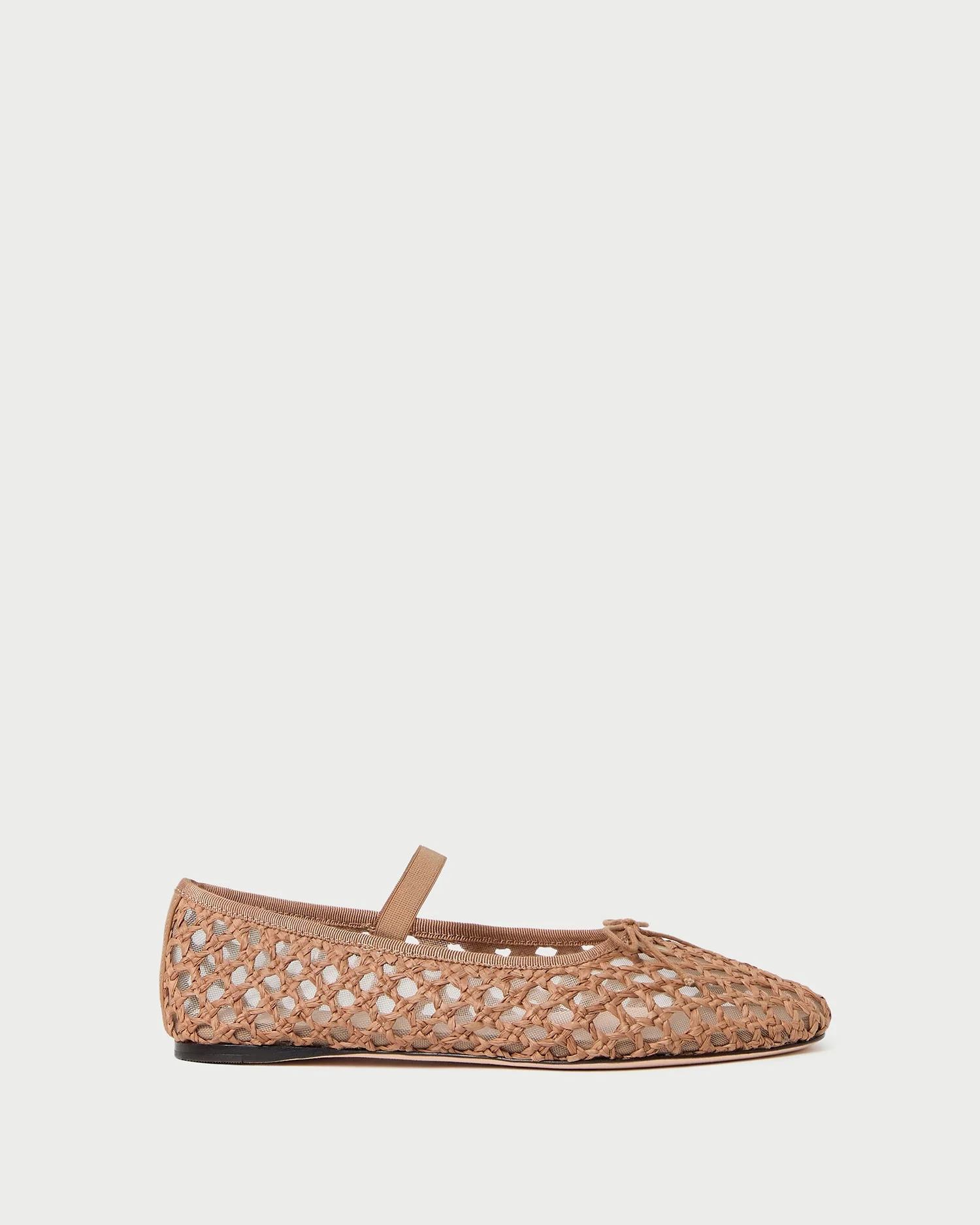Loeffler Randall - Leonie Brown Crochet Ballet Flat - Image 3