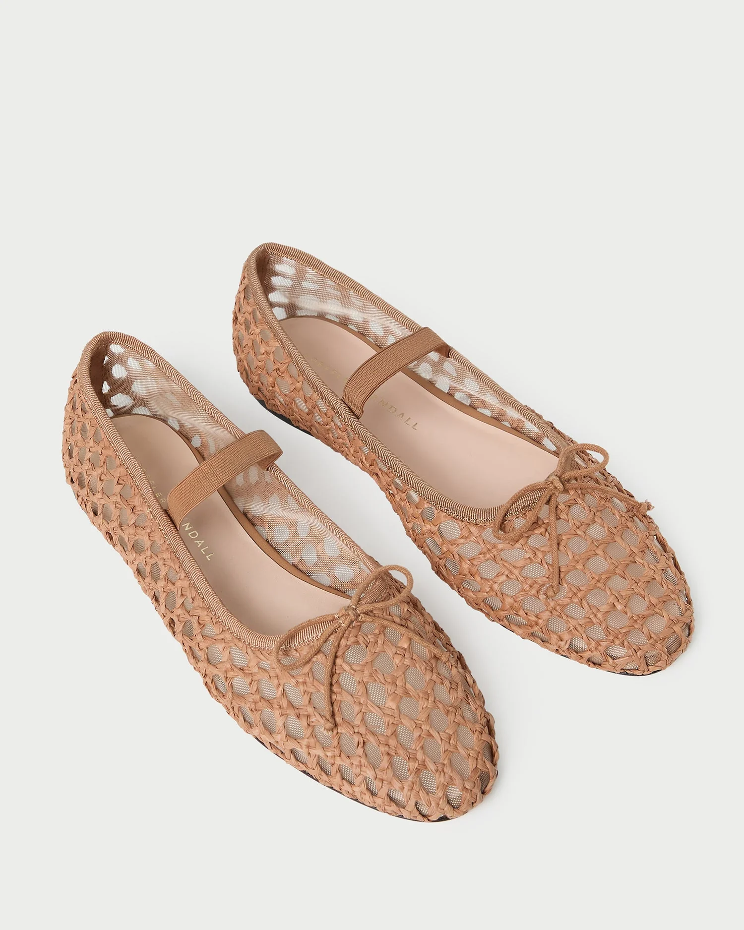 Loeffler Randall - Leonie Brown Crochet Ballet Flat - Image 4