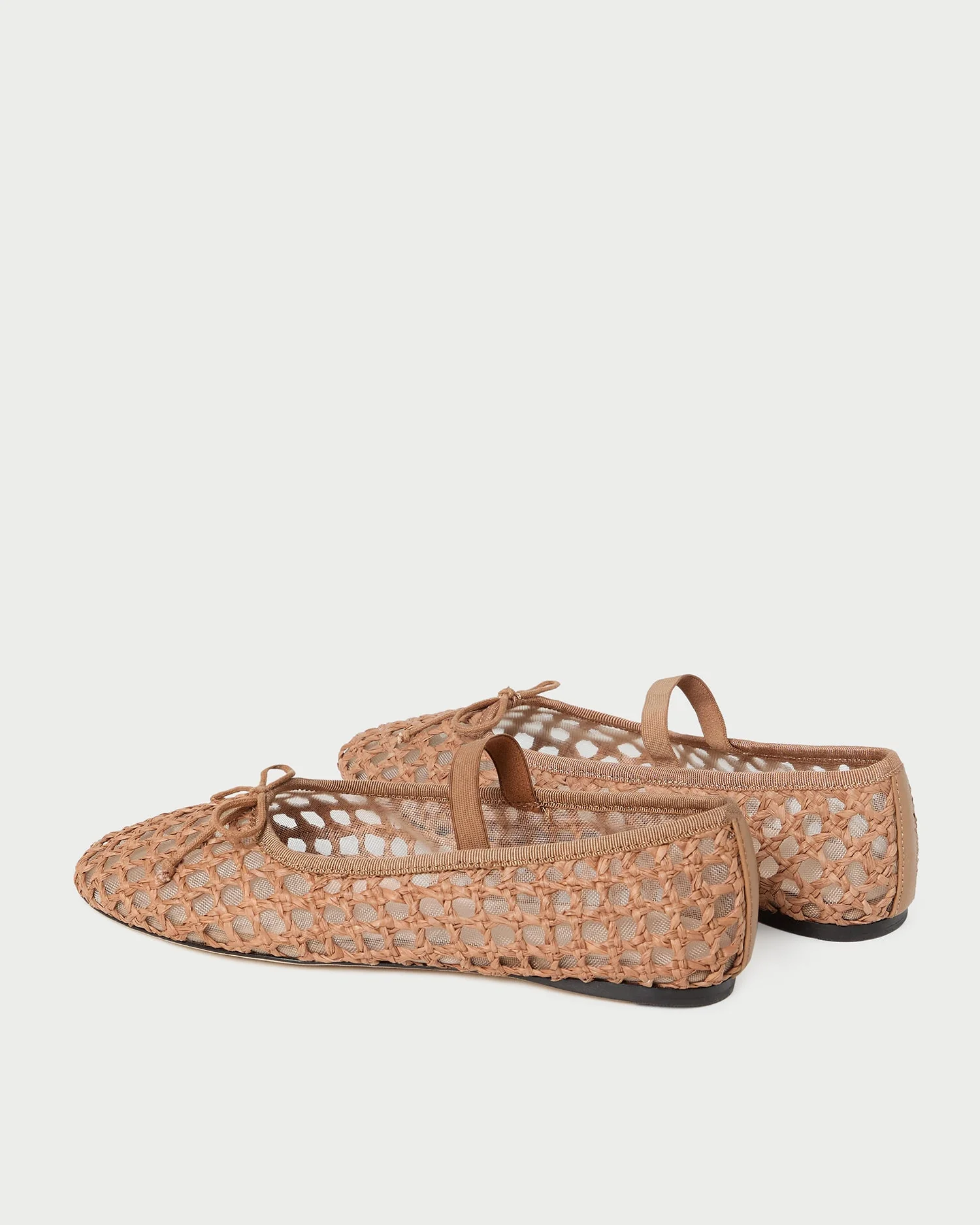 Loeffler Randall - Leonie Brown Crochet Ballet Flat - Image 5