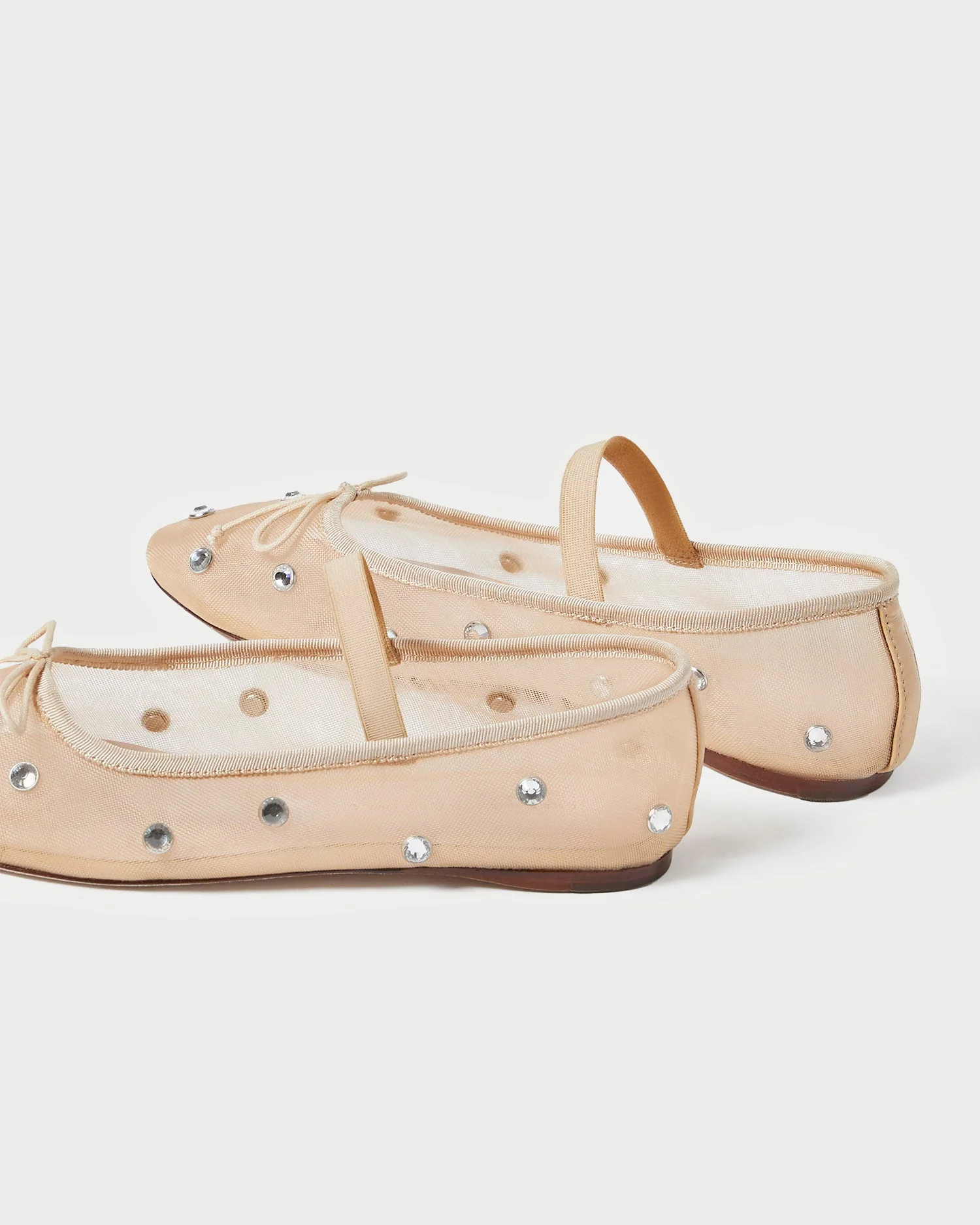 Loeffler Randall - Leonie Caramel/Crystal Ballet Flat - Image 5