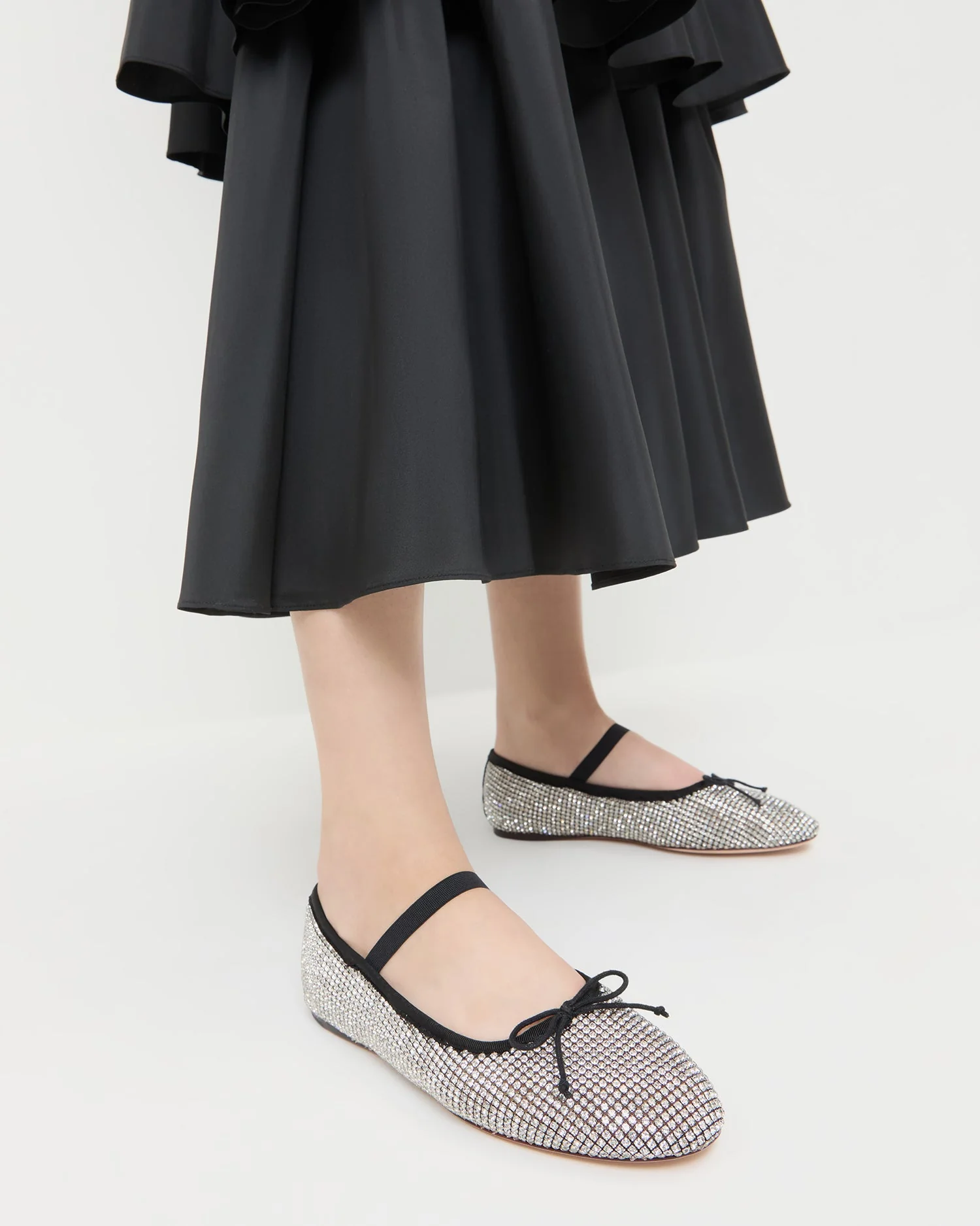Loeffler Randall - Leonie Crystal Ballet Flat - Image 2