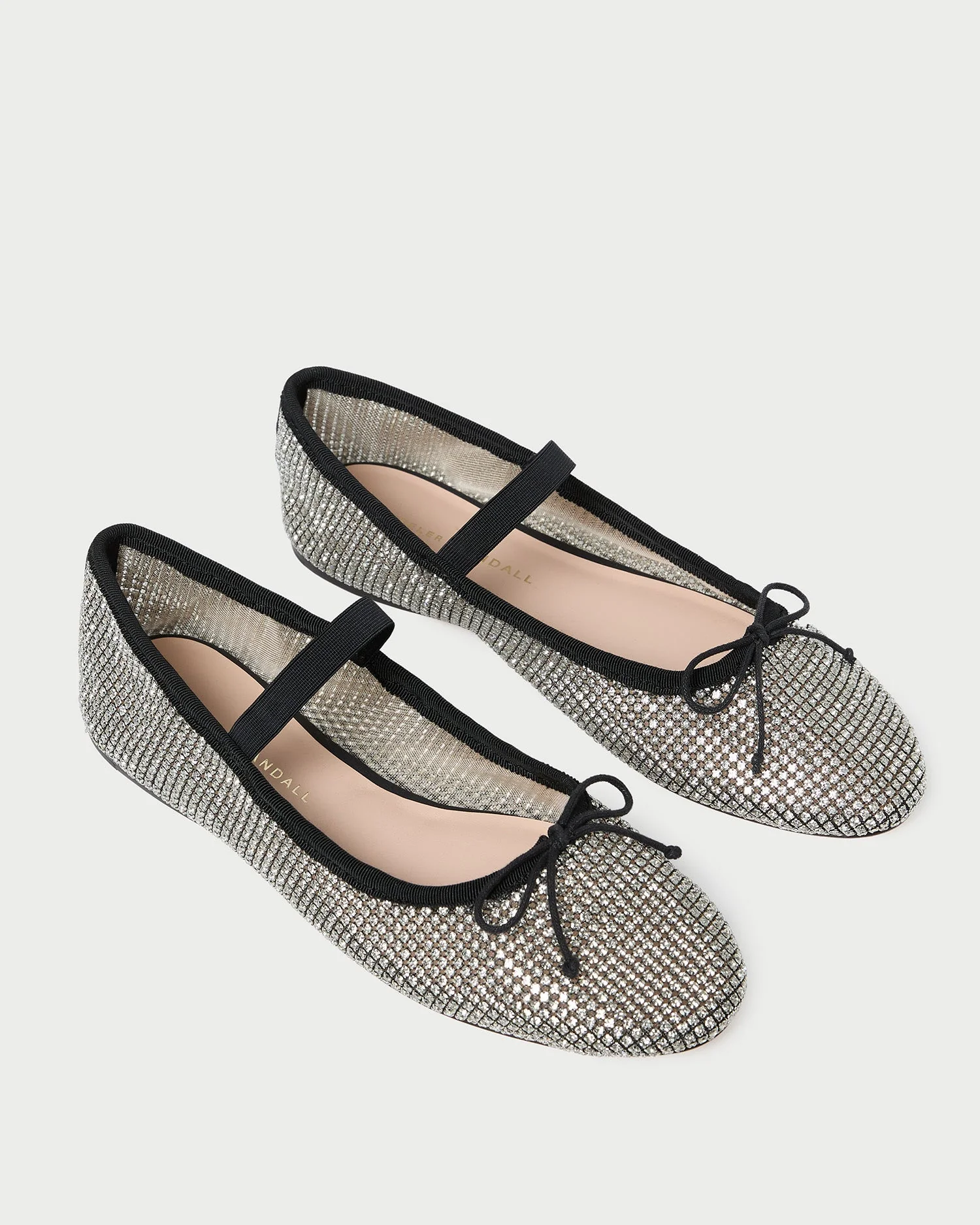 Loeffler Randall - Leonie Crystal Ballet Flat - Image 4