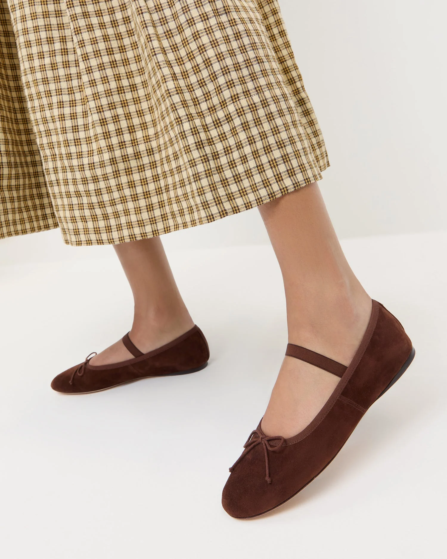 Loeffler Randall - Leonie Espresso Suede Ballet Flat - Image 2