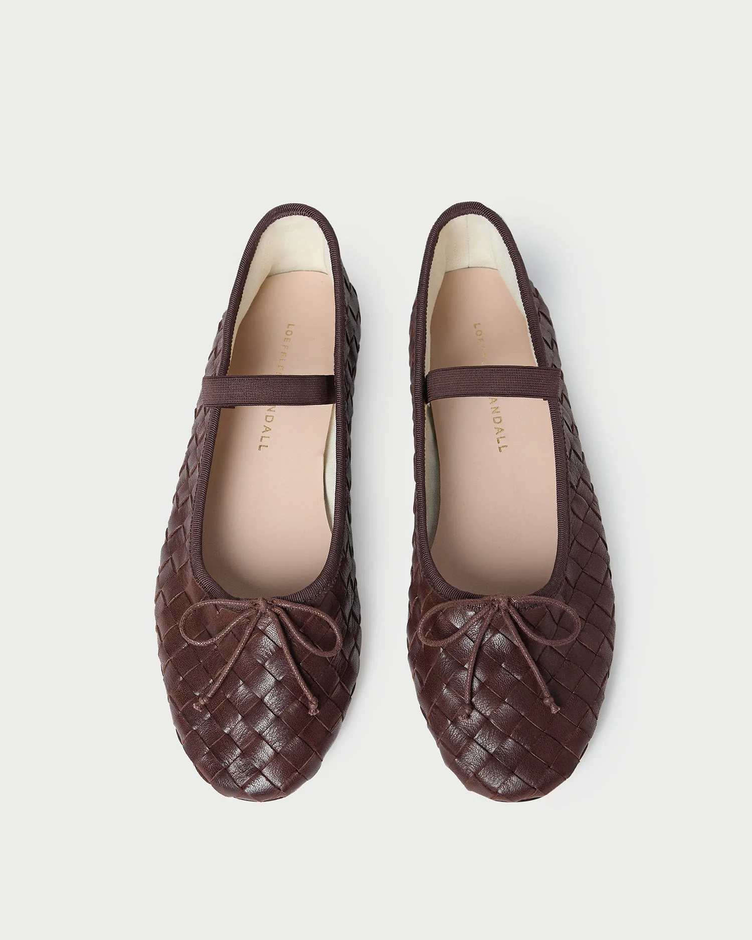 Loeffler Randall - Leonie Espresso Woven Ballet Flat