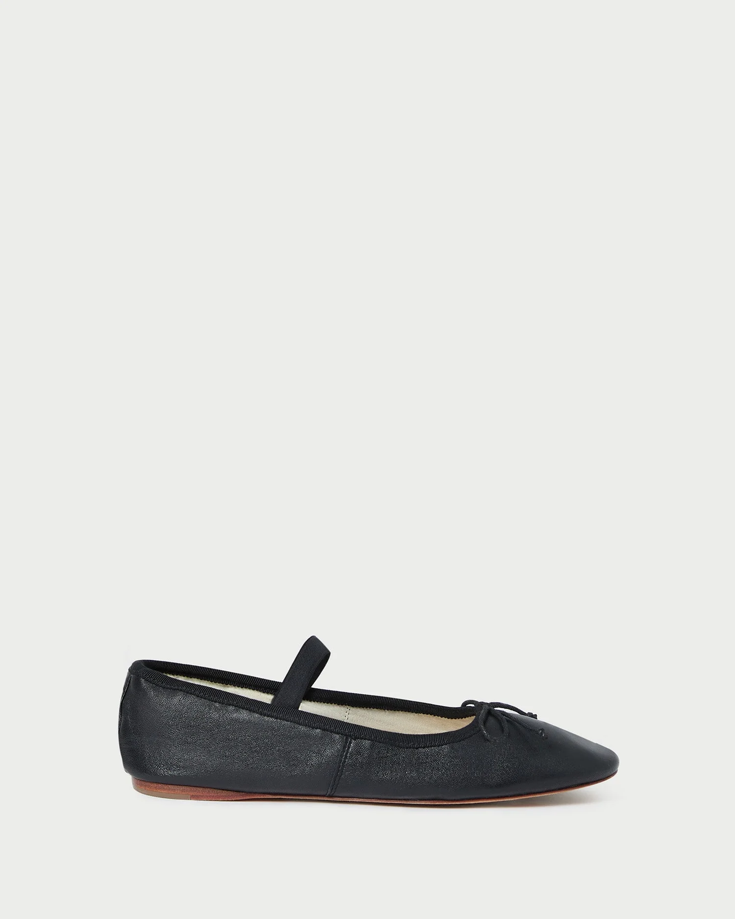 Loeffler Randall - Leonie Black Leather Ballet Flat - Image 4