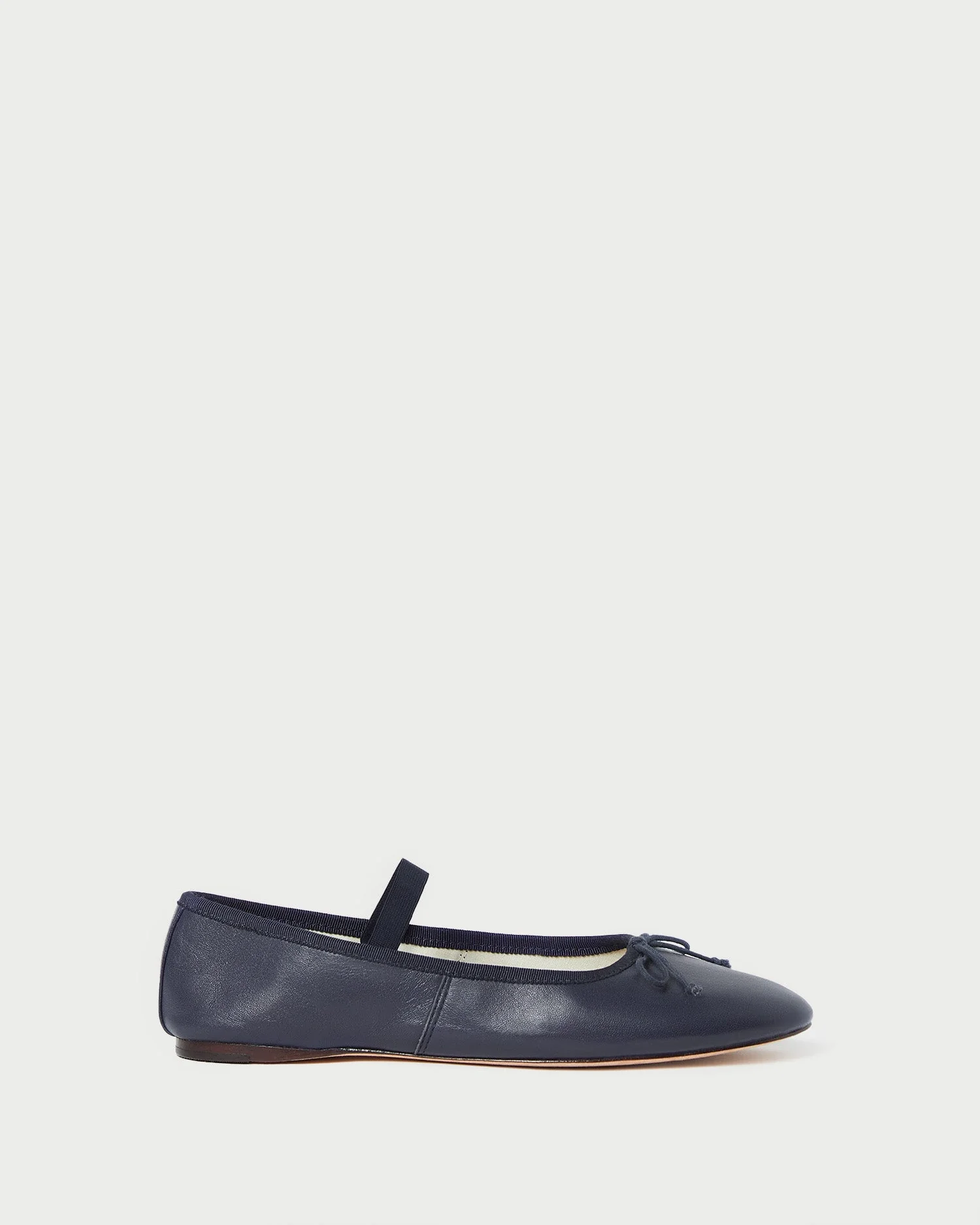 Loeffler Randall - Leonie Navy Leather Ballet Flat - Image 3