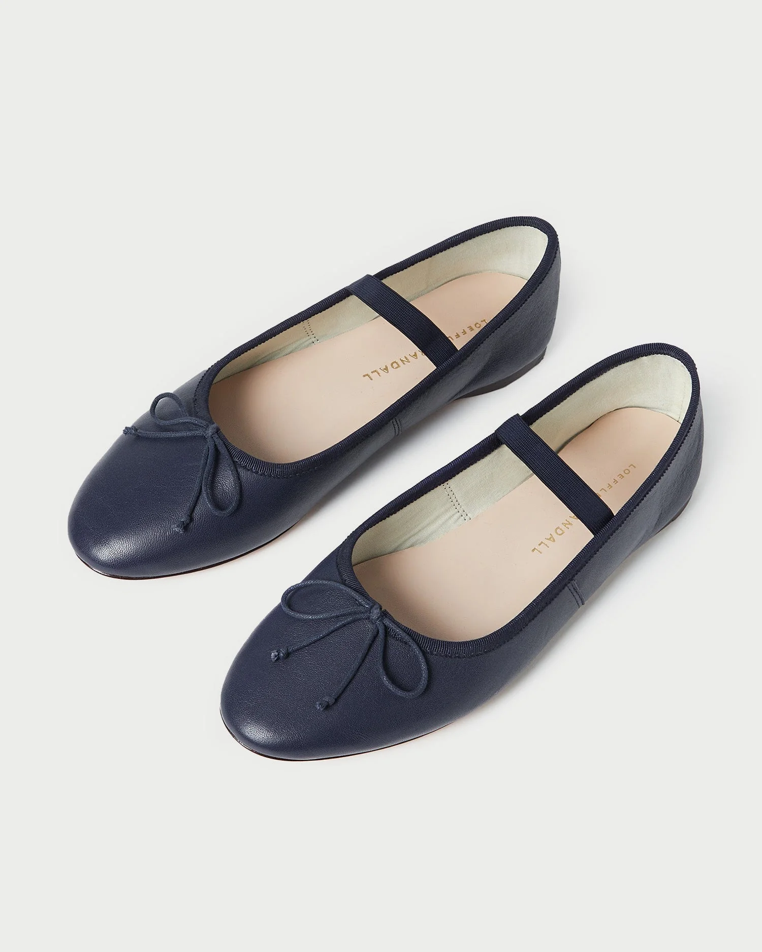 Loeffler Randall - Leonie Navy Leather Ballet Flat - Image 4