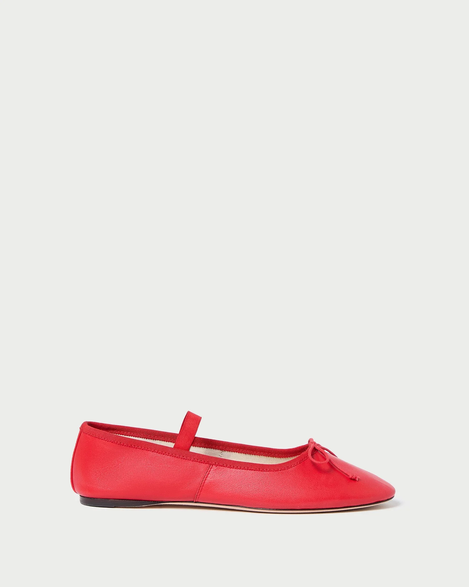 Loeffler Randall - Leonie Red Leather Ballet Flat - Image 3