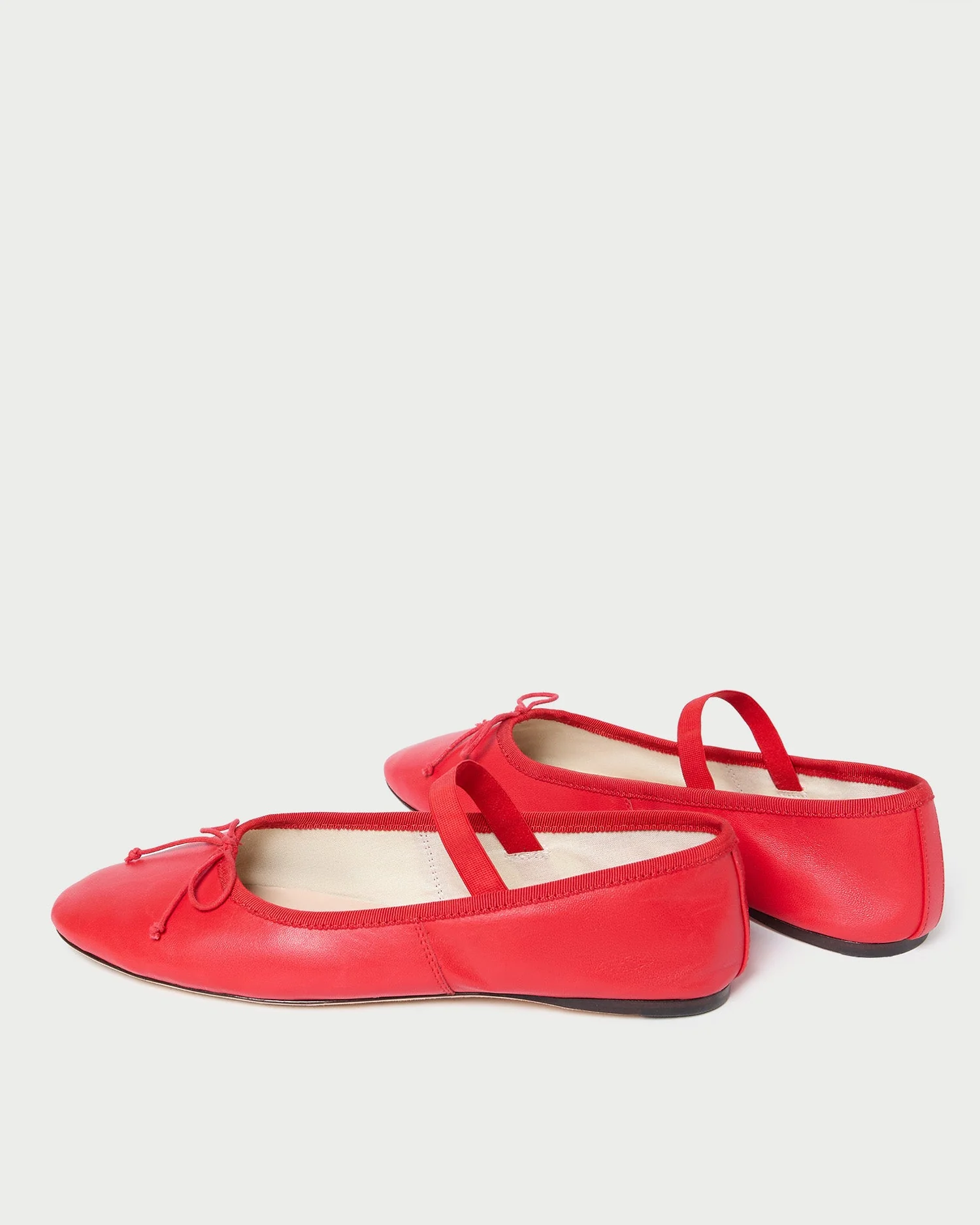 Loeffler Randall - Leonie Red Leather Ballet Flat - Image 5