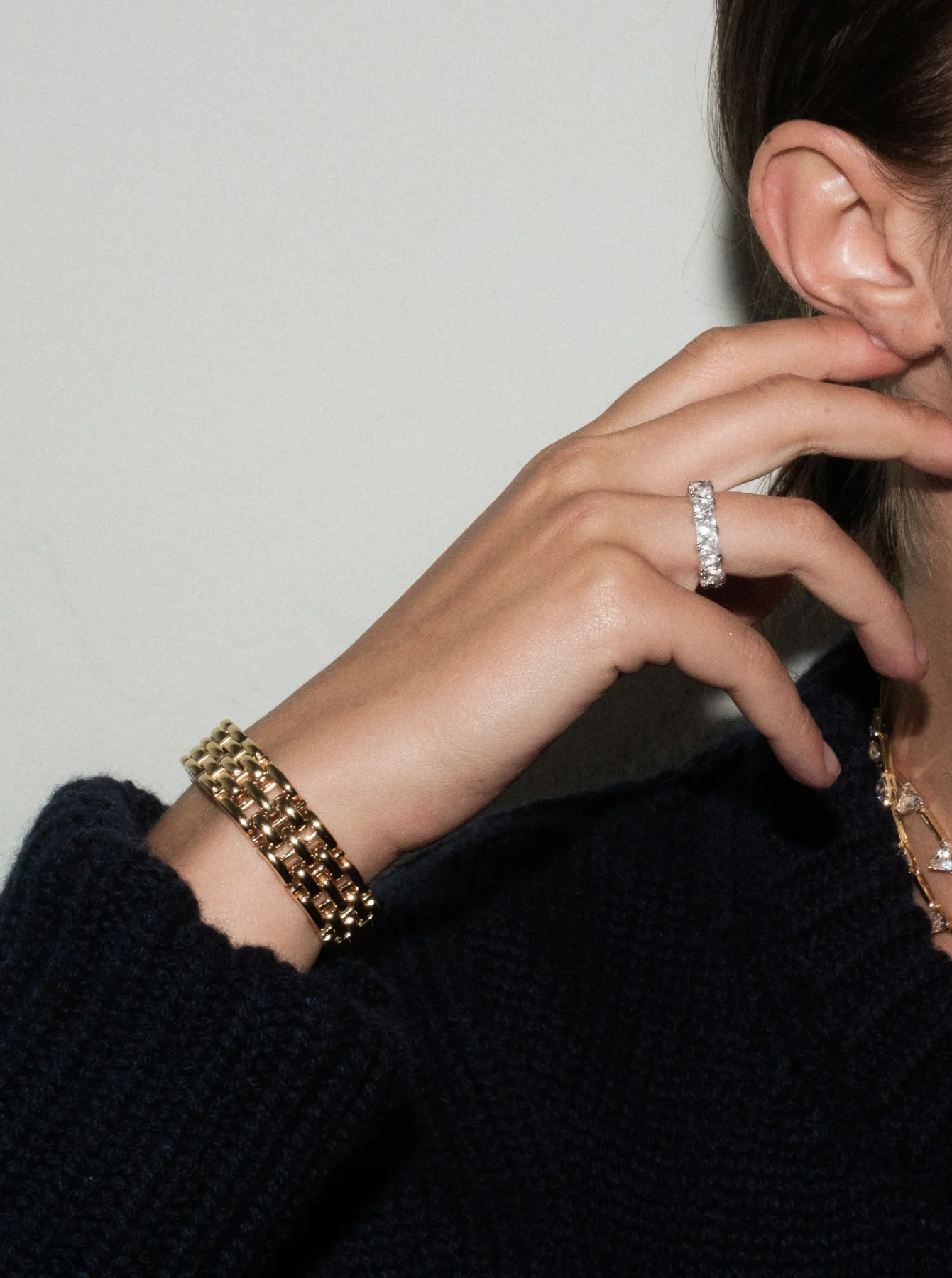 Dorsey - LEONORA LINK BRACELET, GOLD - Image 2