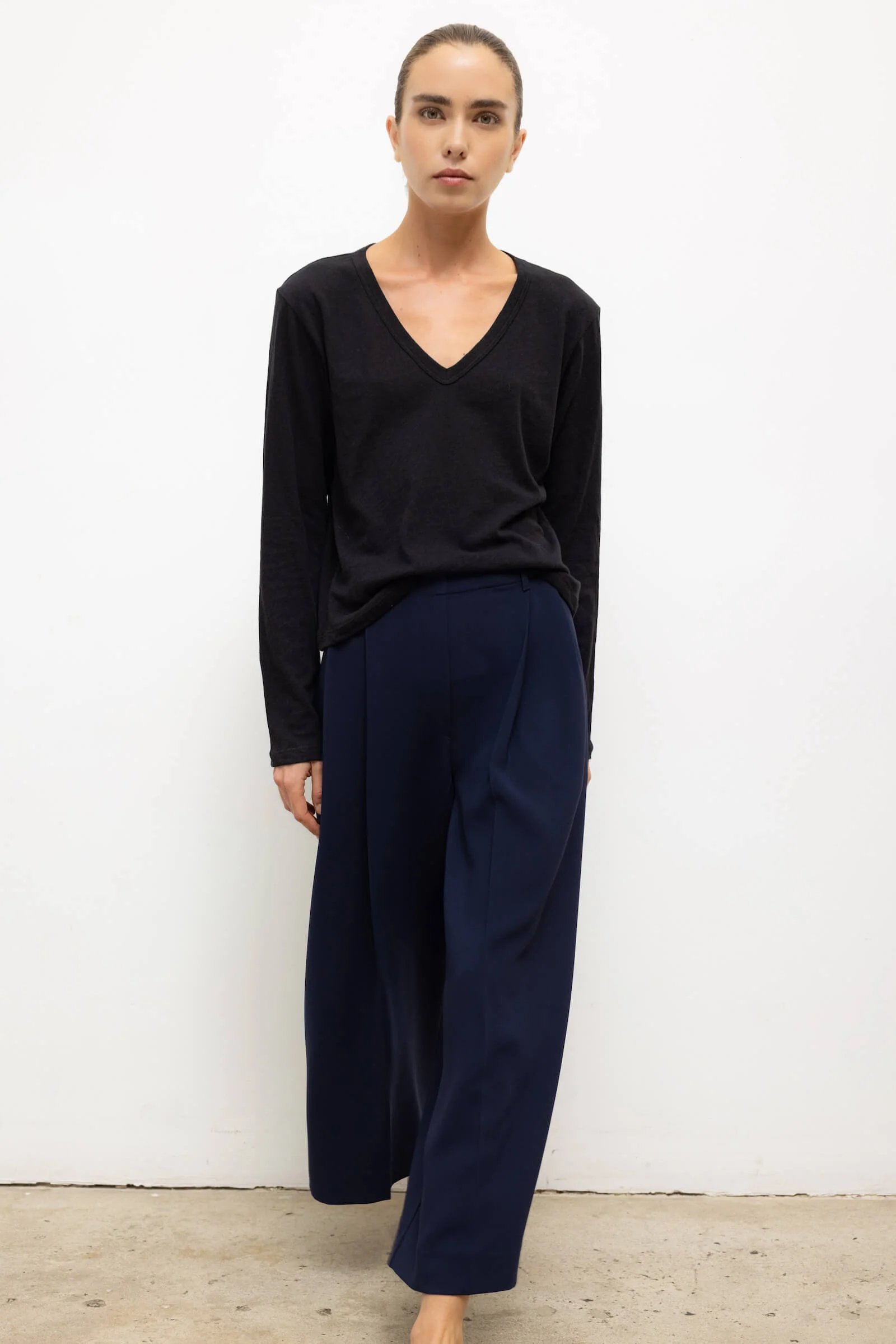 Leset - Arielle Crop Wide Leg Trouser - Image 3