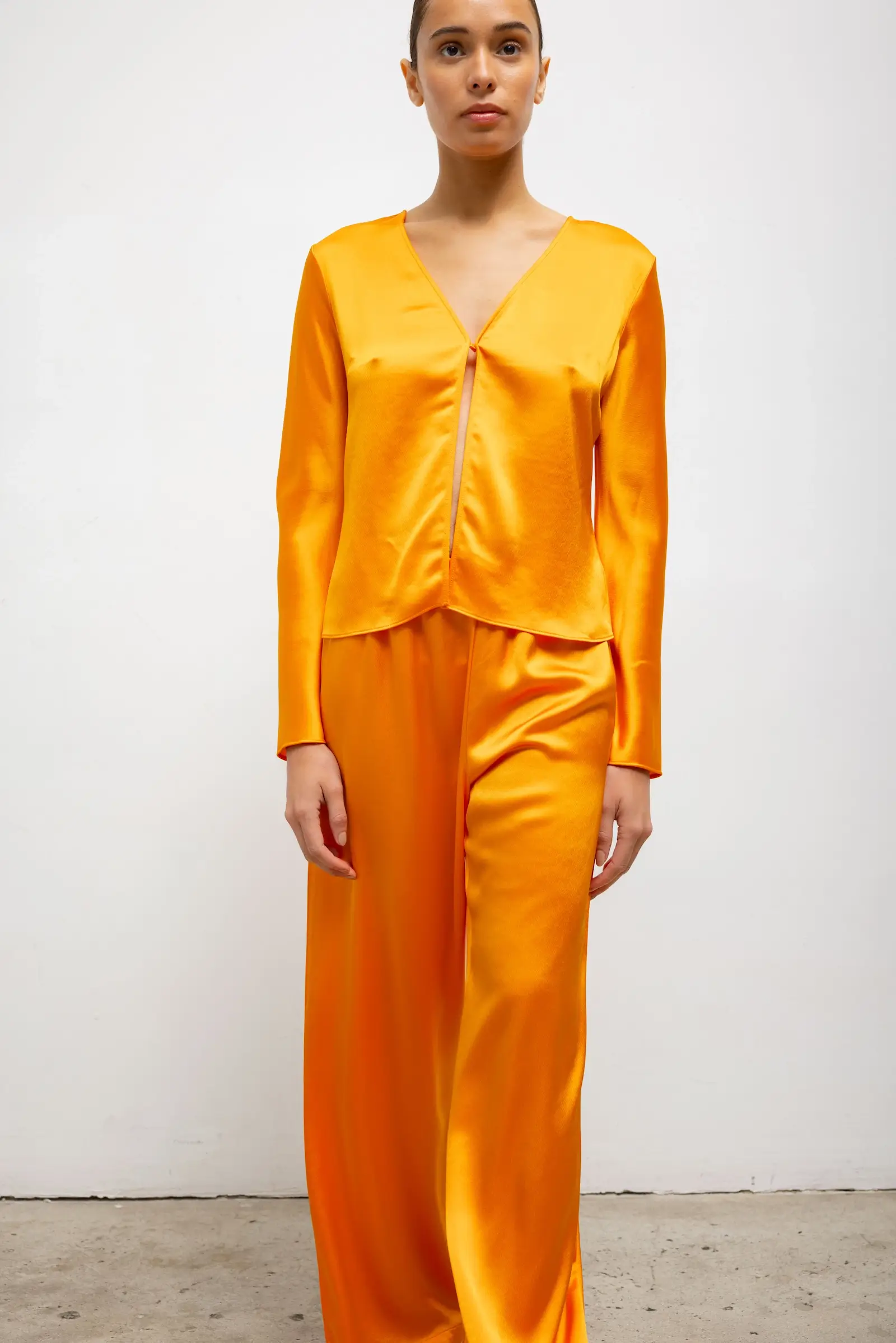 Leset - Barb Button Long Sleeve Top - Image 5