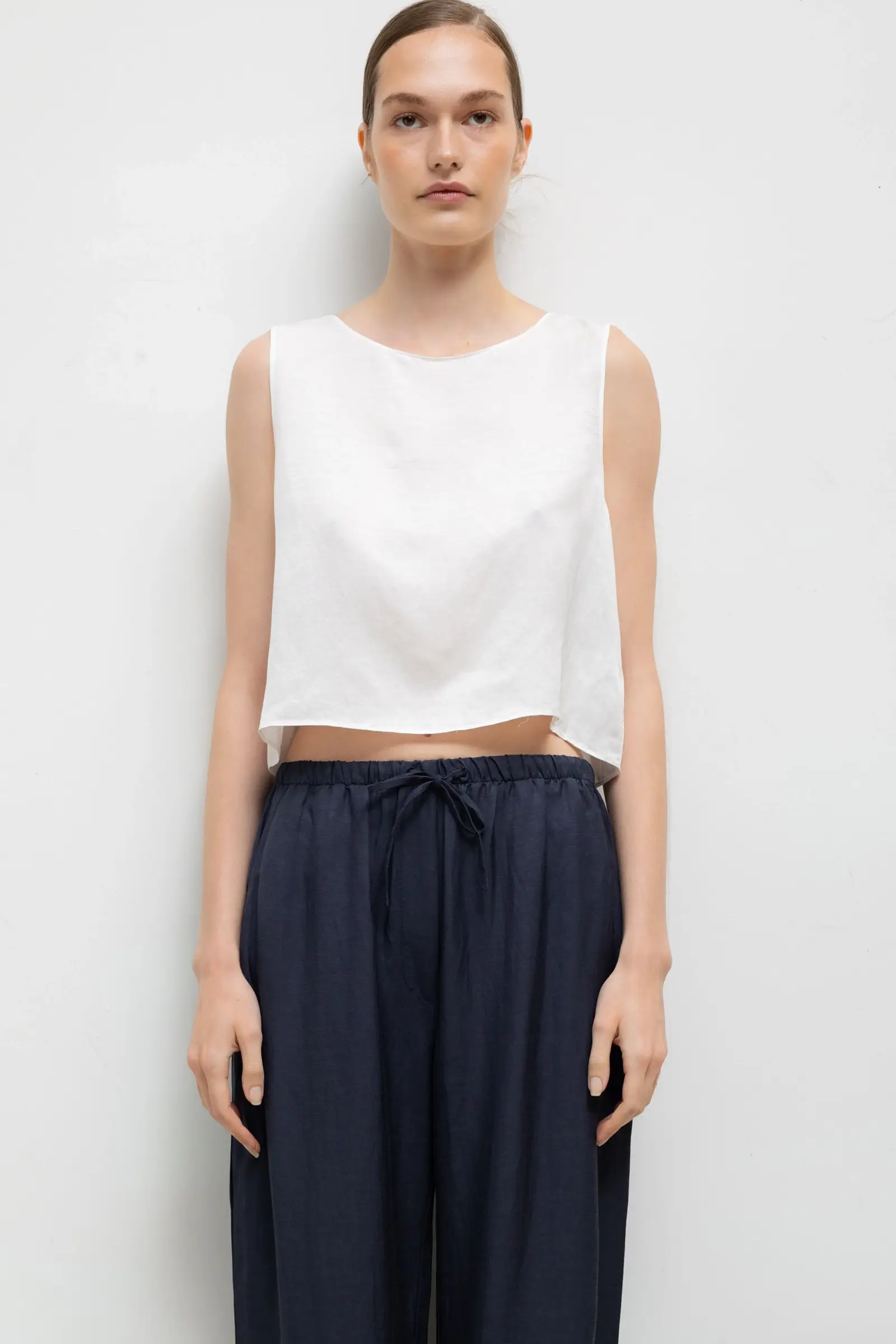Leset - Daniel Crop Sleeveless Crew