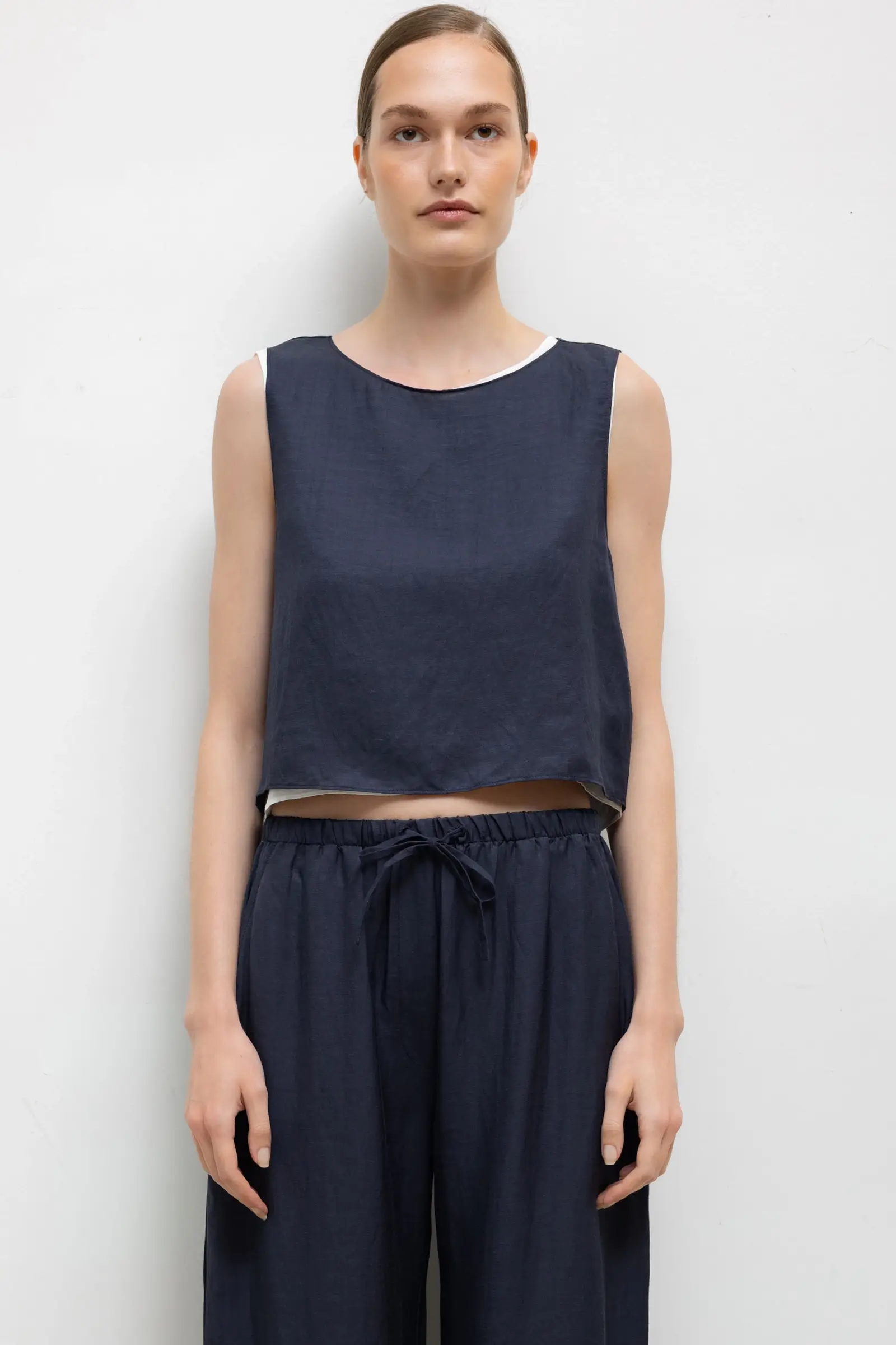 Leset - Daniel Crop Sleeveless Crew