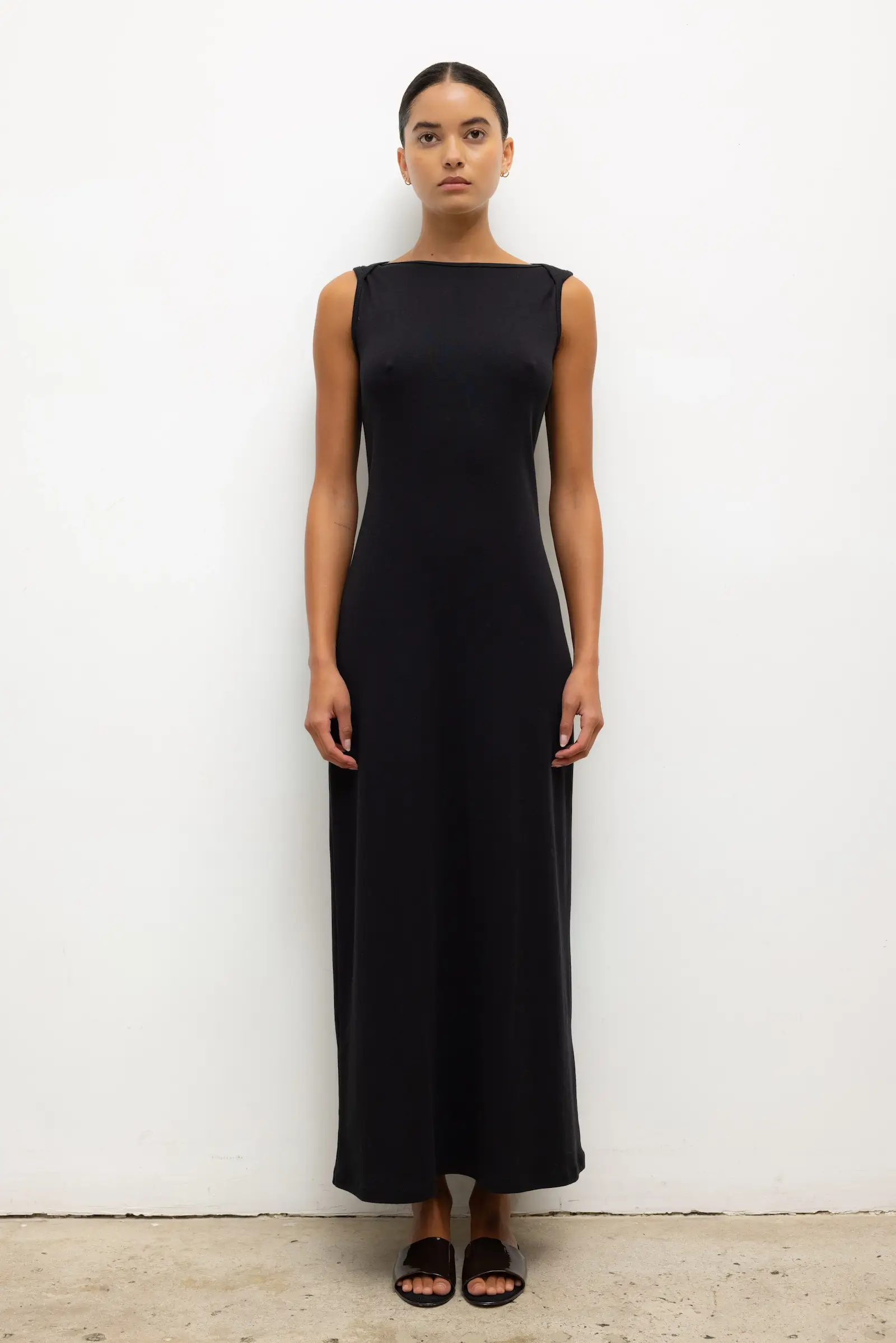 Leset - Nando Boatneck Maxi Dress