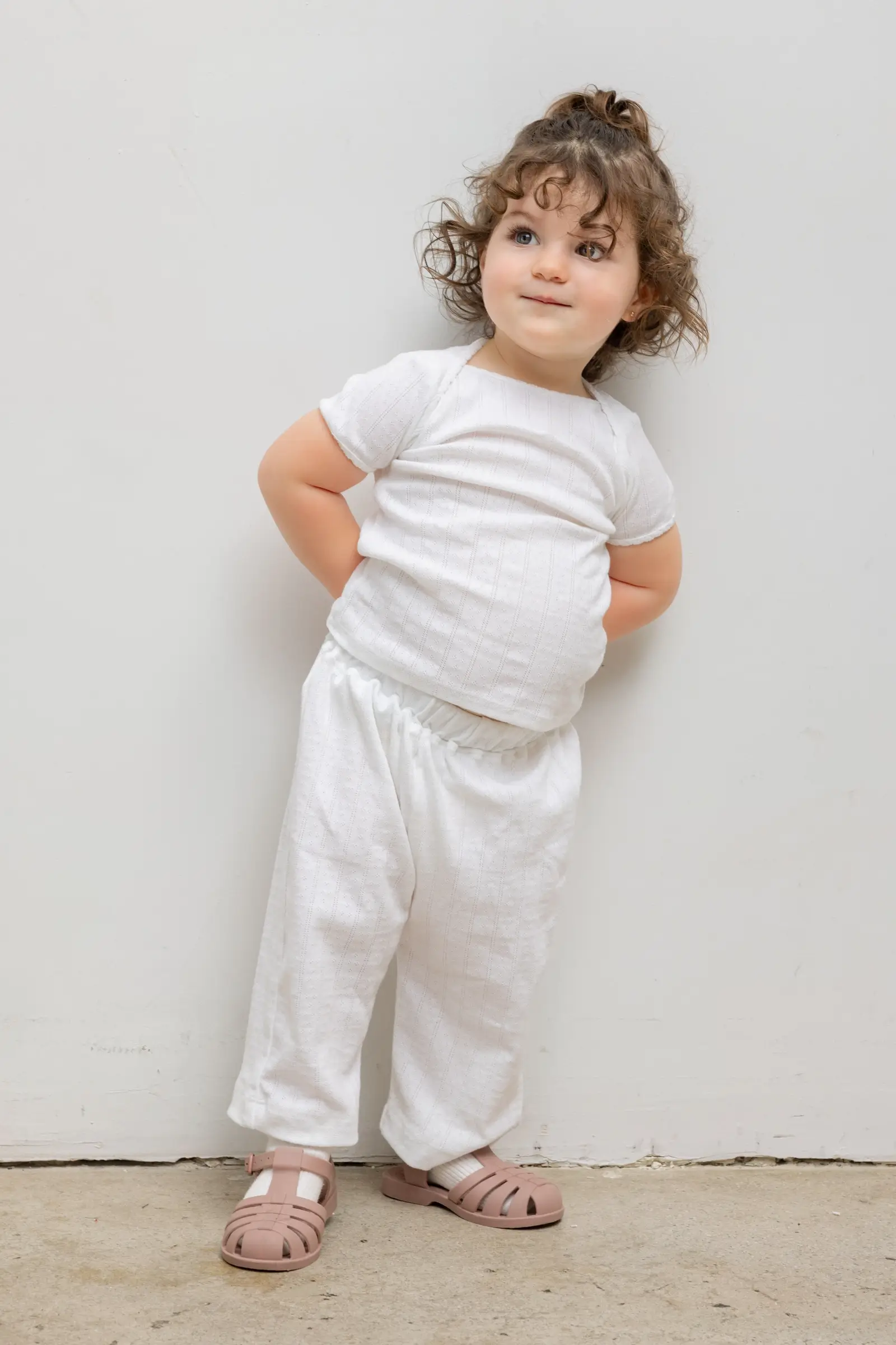 Leset - Pointelle Bebe Short Sleeve Bateau - Image 2