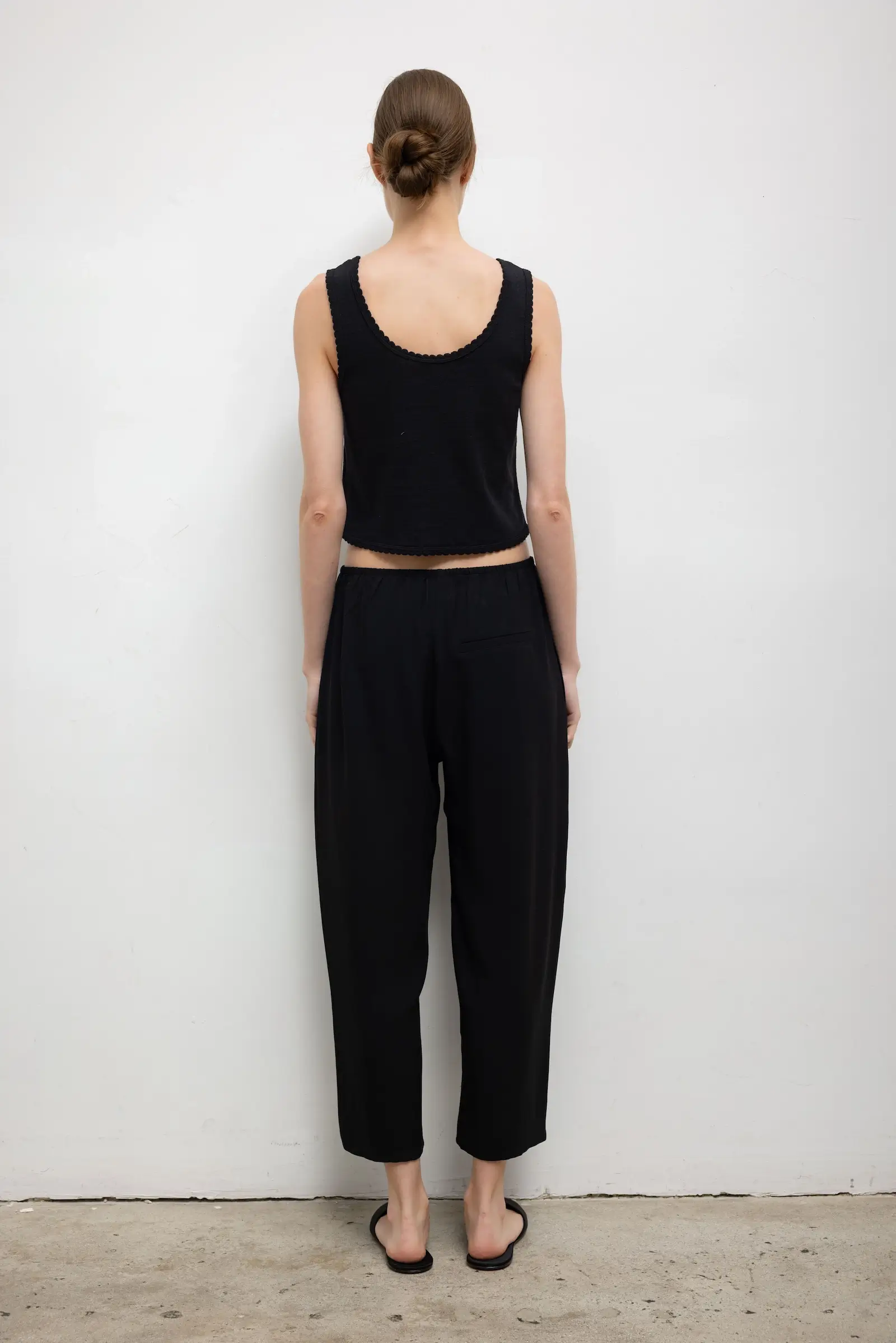 Leset - Pointelle Button Down Tank - Image 7