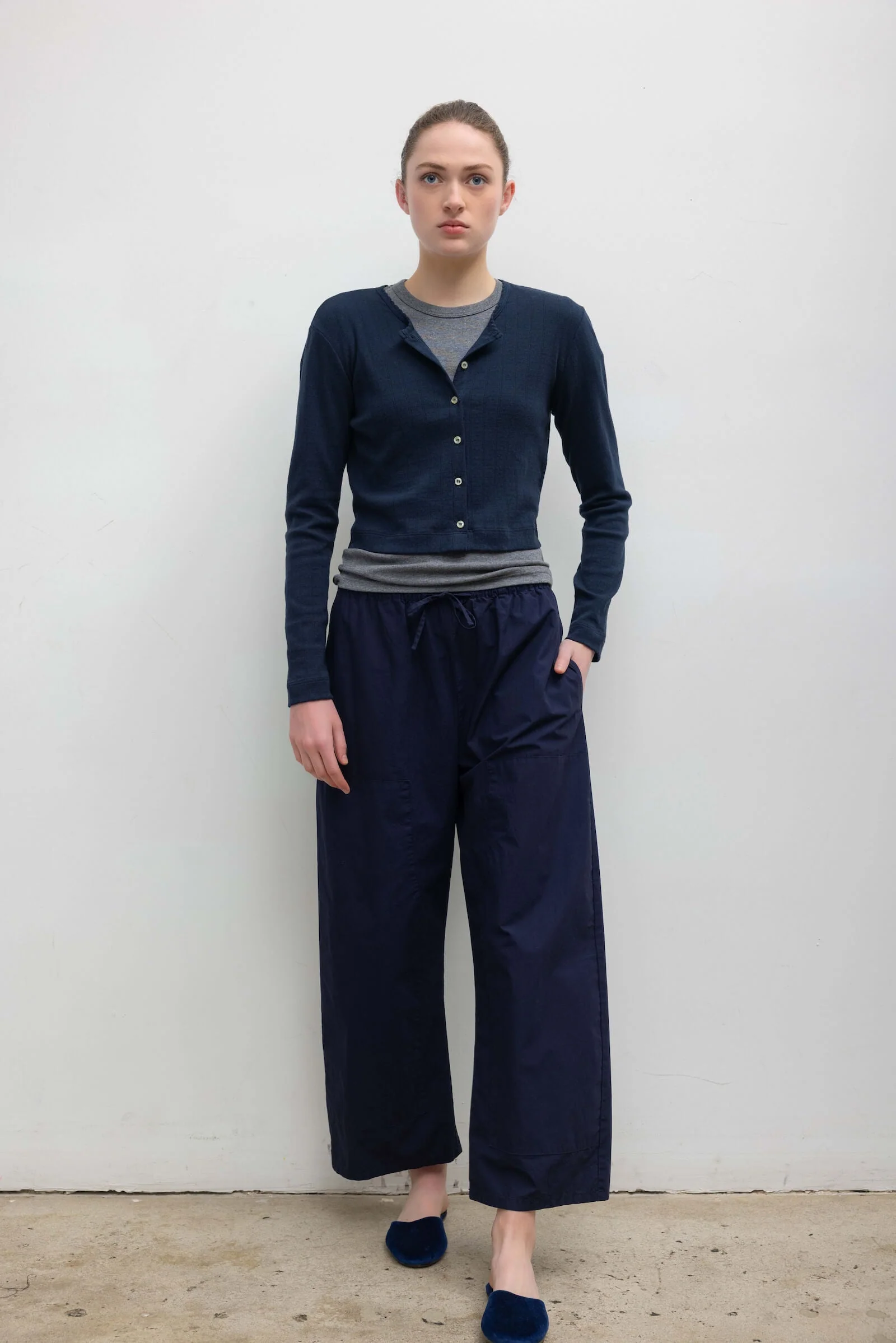 Leset - Pointelle Crop Cardigan - Image 4
