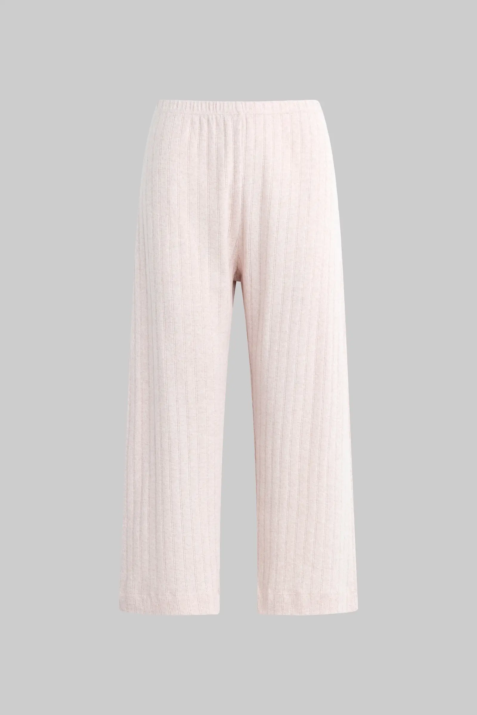 Leset - Pointelle Crop Wide Leg Pant - Image 2