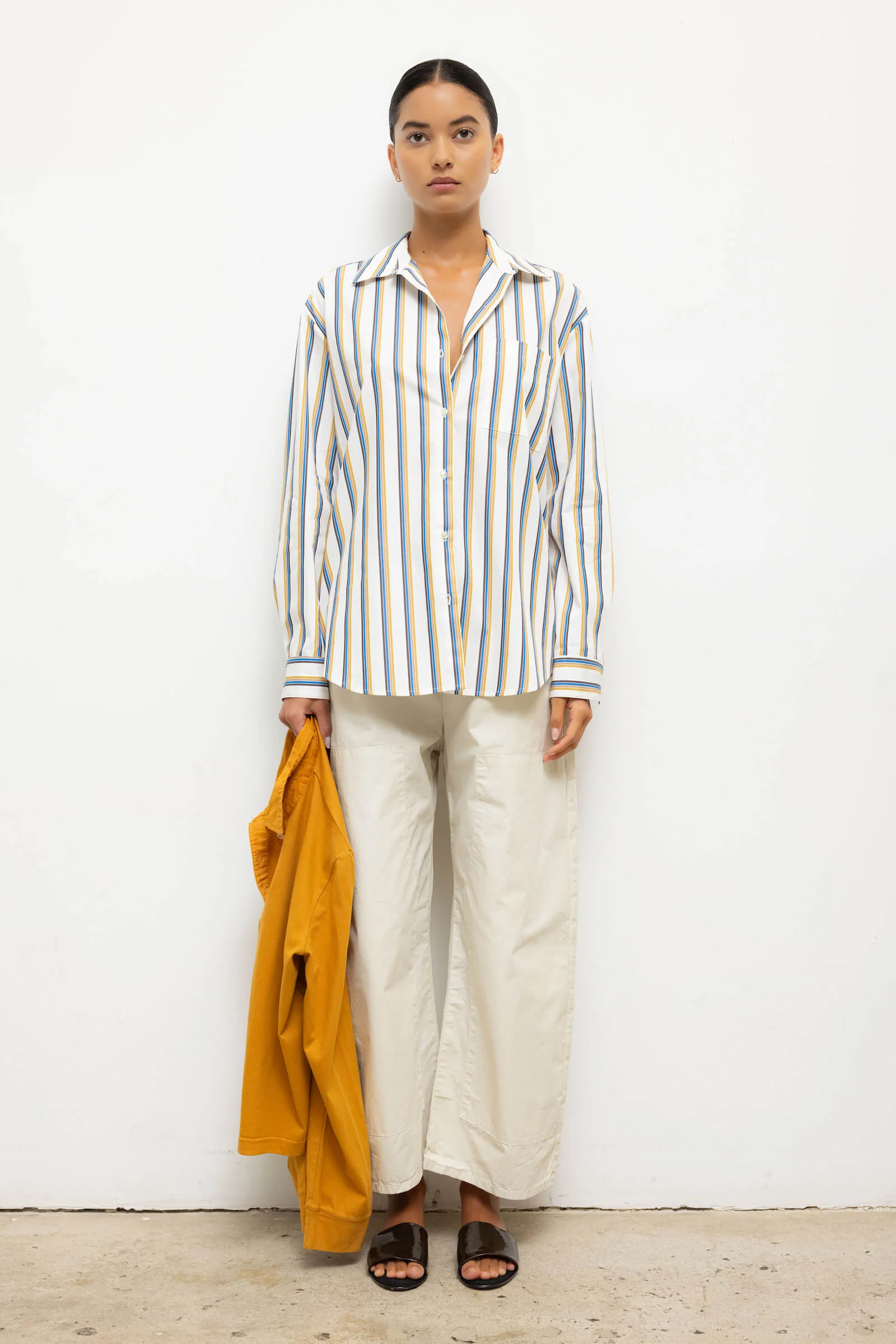 Leset - Pre - Order: Yoshi Stripe Classic Oversized Button Down - Image 3