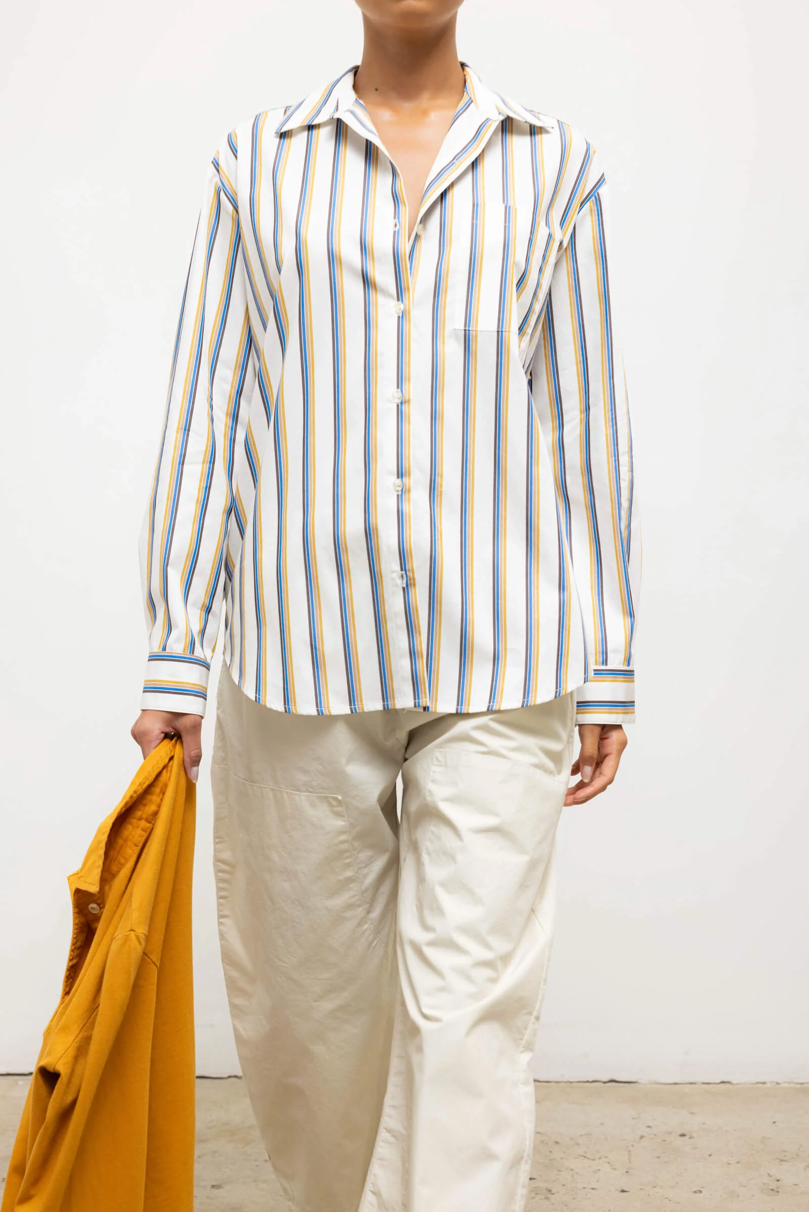 Leset - Pre - Order: Yoshi Stripe Classic Oversized Button Down - Image 4