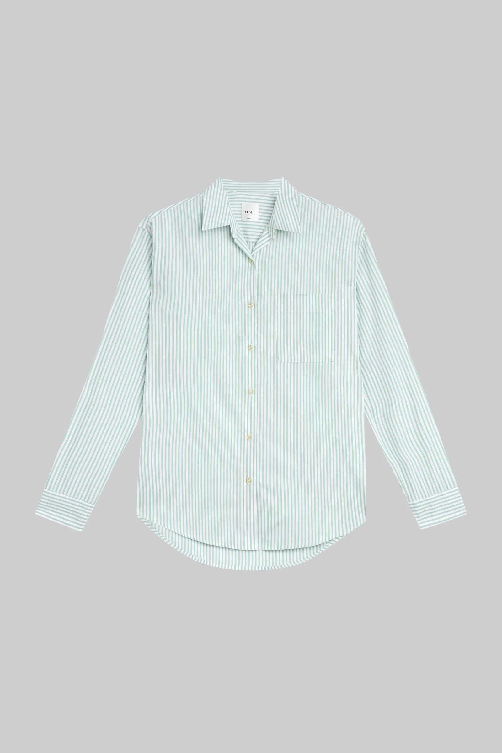 Leset - Yoshi Stripe Classic Oversized Button Down - Image 2