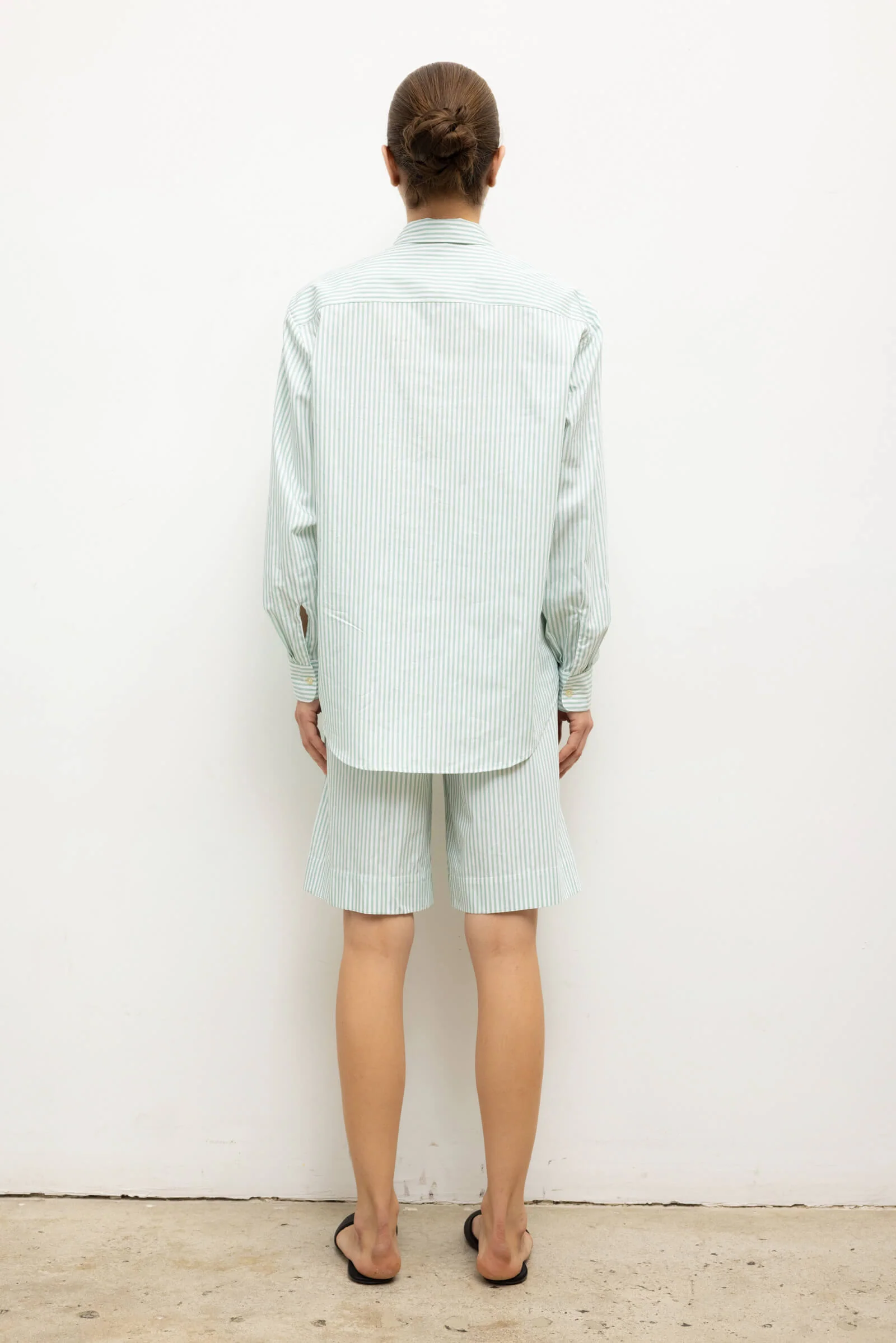 Leset - Yoshi Stripe Classic Oversized Button Down - Image 6