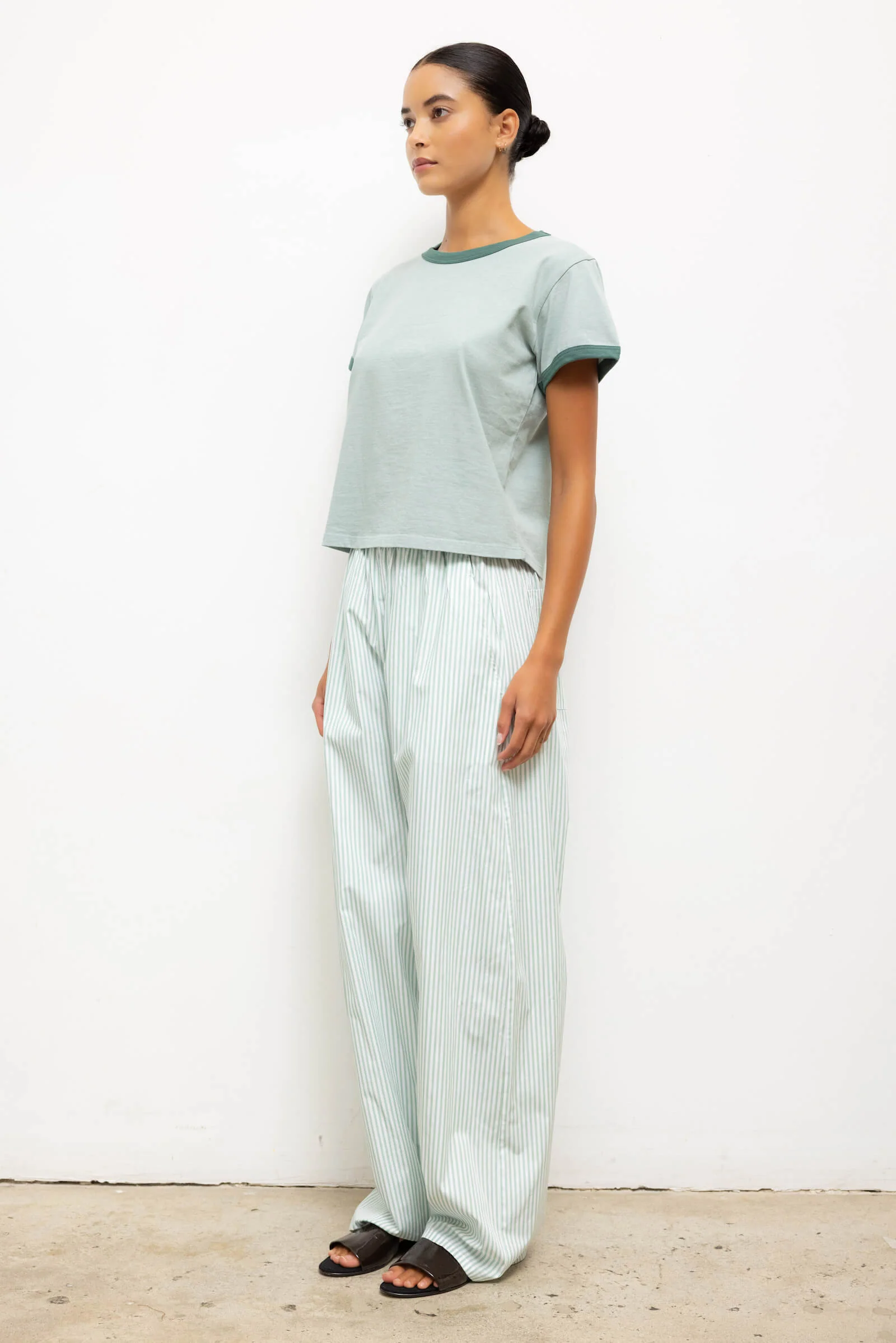 Leset - Yoshi Stripe Wide Leg Pant - Image 5