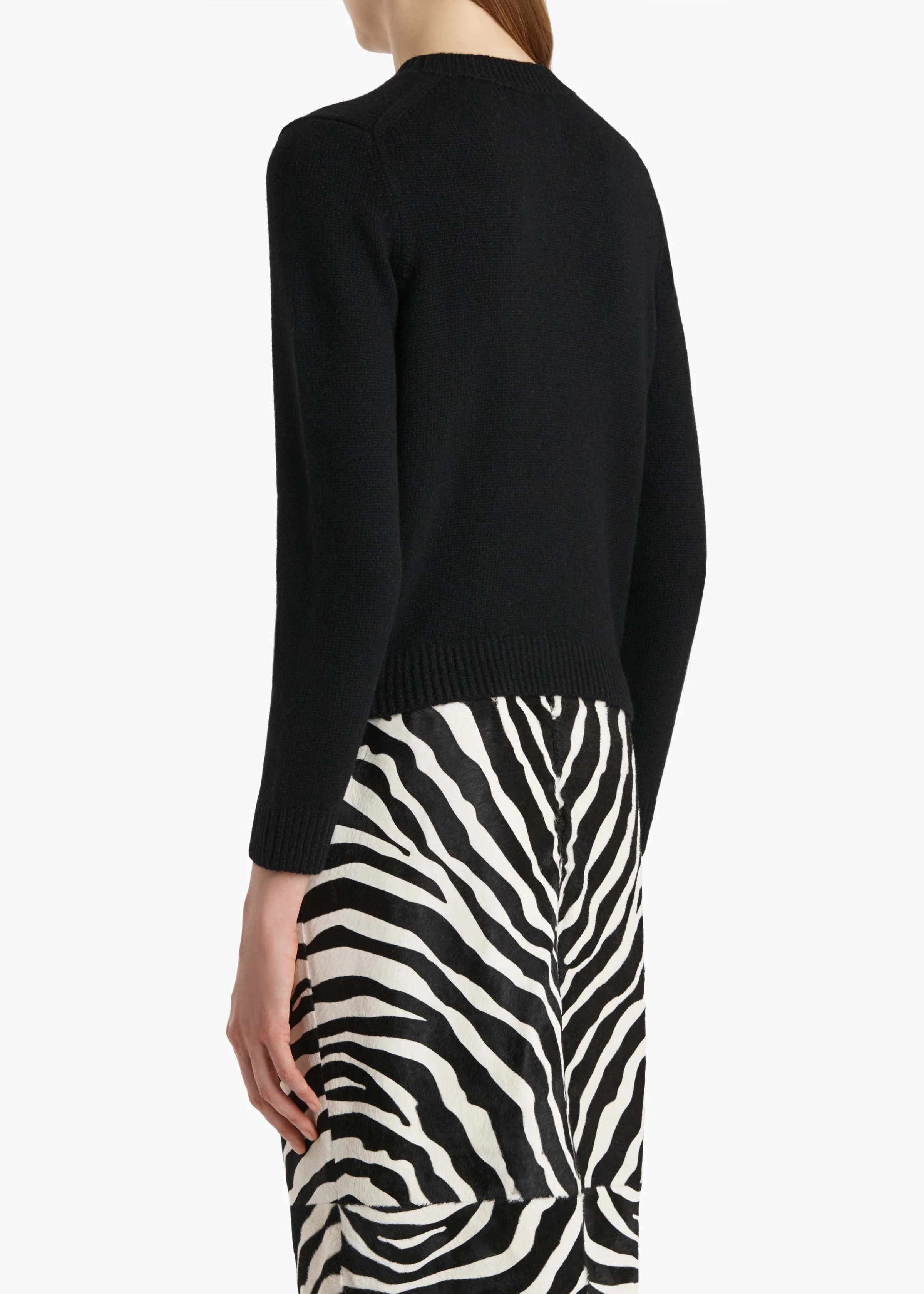 Khaite - Leta Sweater in Black - Image 4