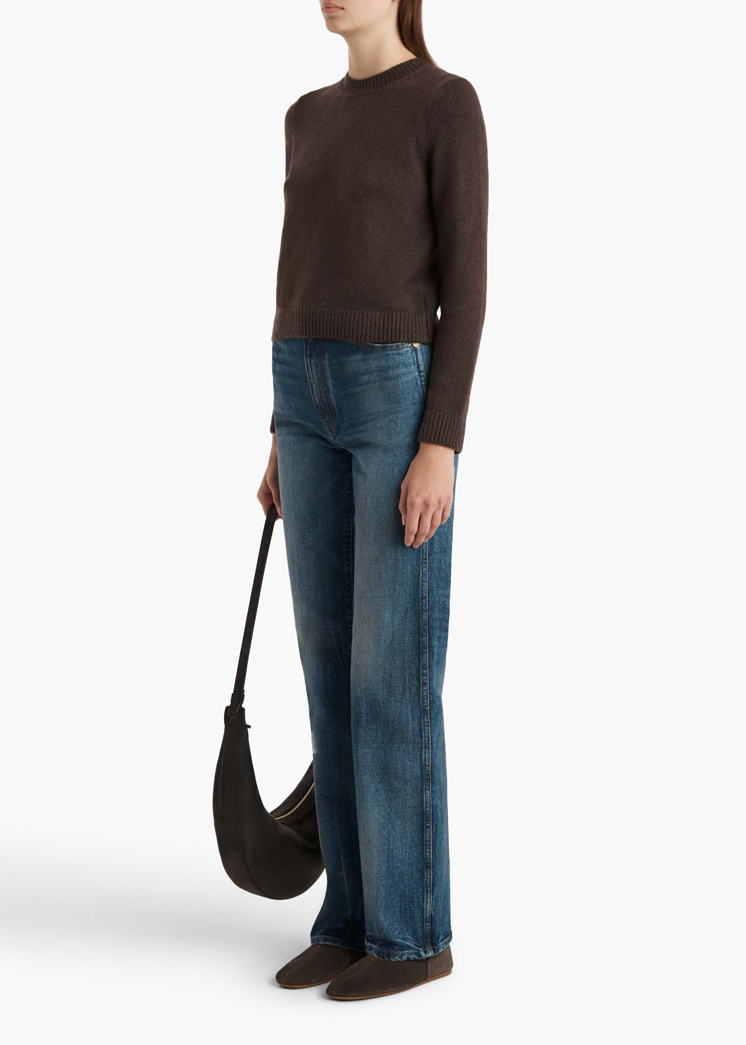 Khaite - Leta Sweater in Coffee - Image 9