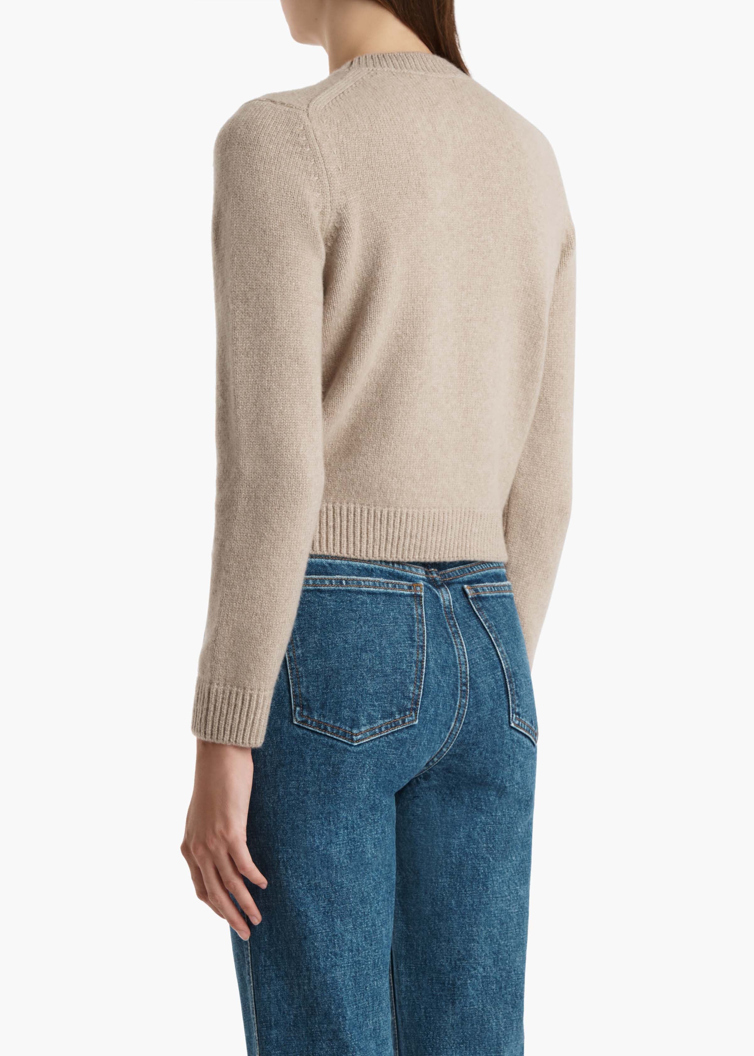 Khaite - Leta Sweater in Putty - Image 4