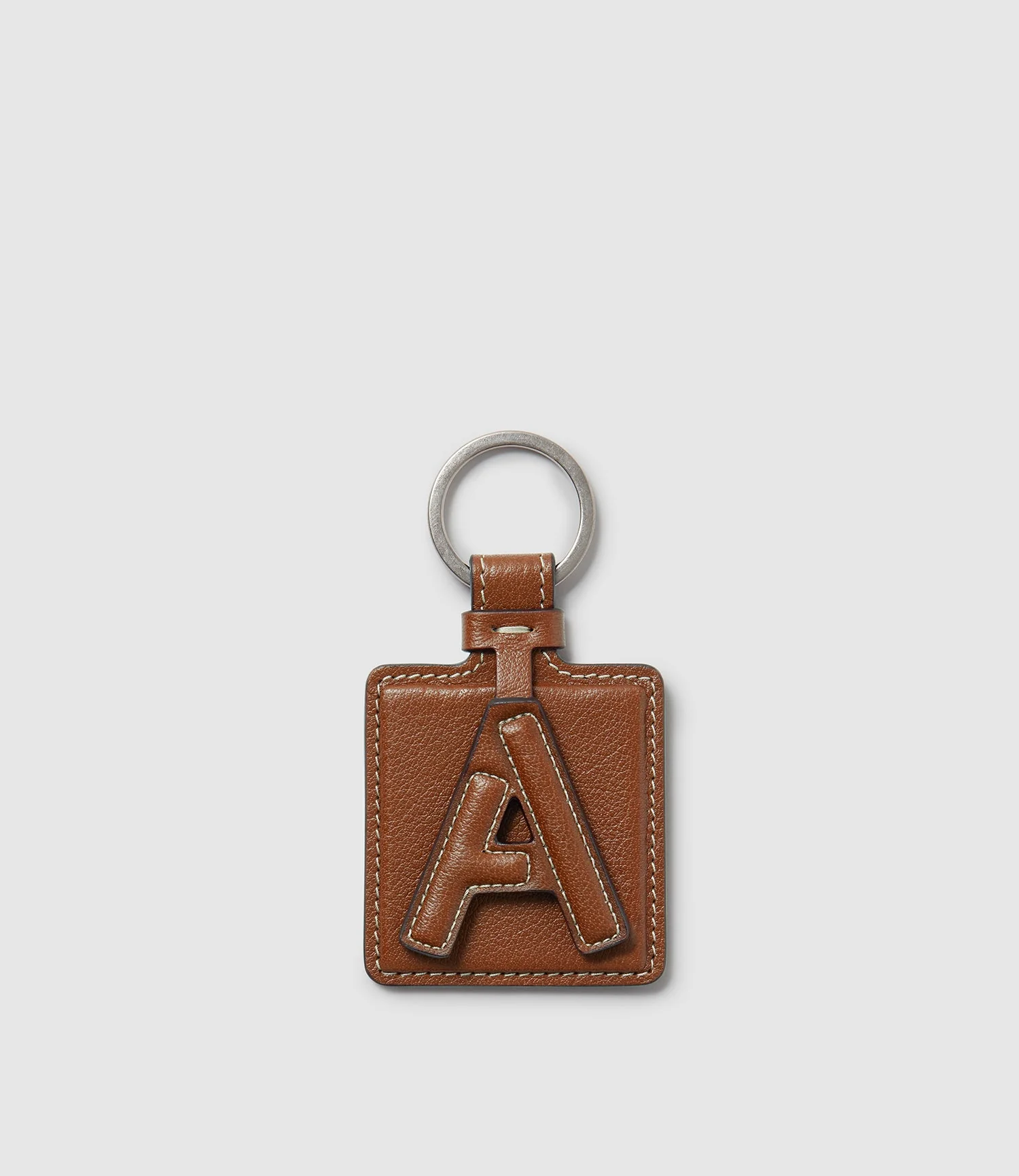 Metier - Letter Key Ring Buffalo Cognac - Image 2