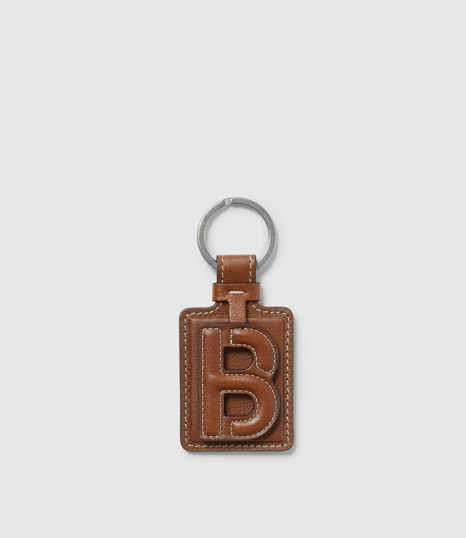 Metier - Letter Key Ring Buffalo Cognac - Image 3