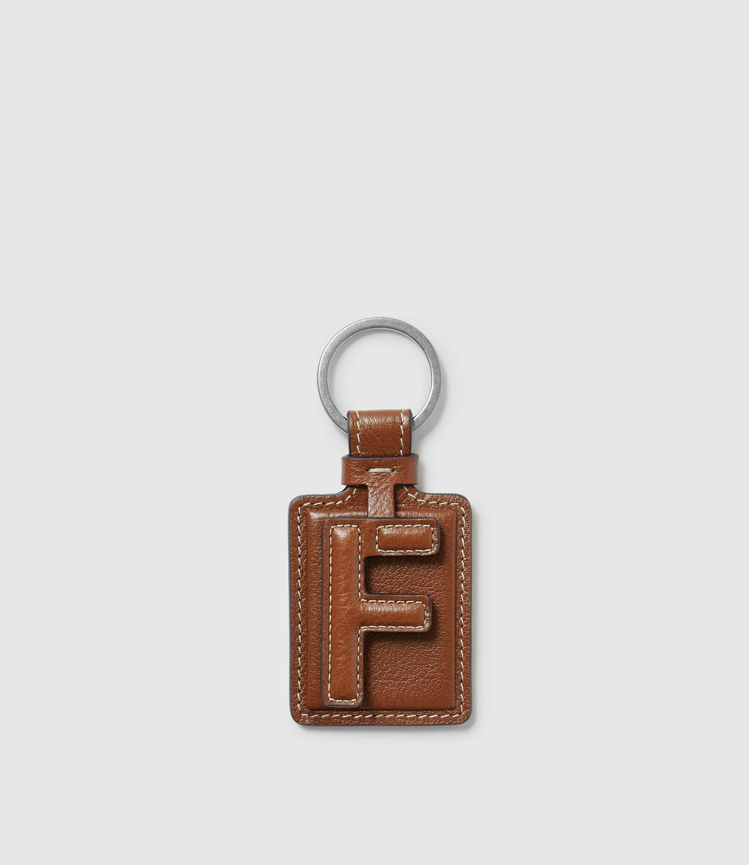 Metier - Letter Key Ring Buffalo Cognac - Image 7