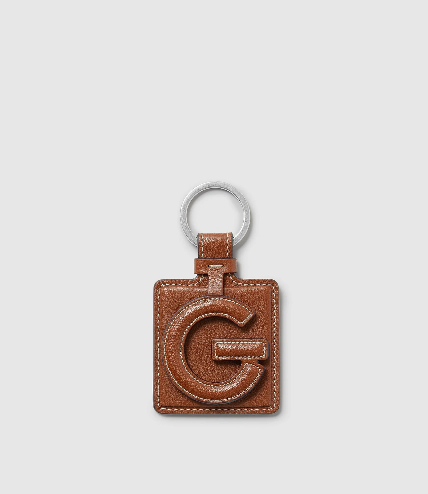 Metier - Letter Key Ring Buffalo Cognac - Image 8